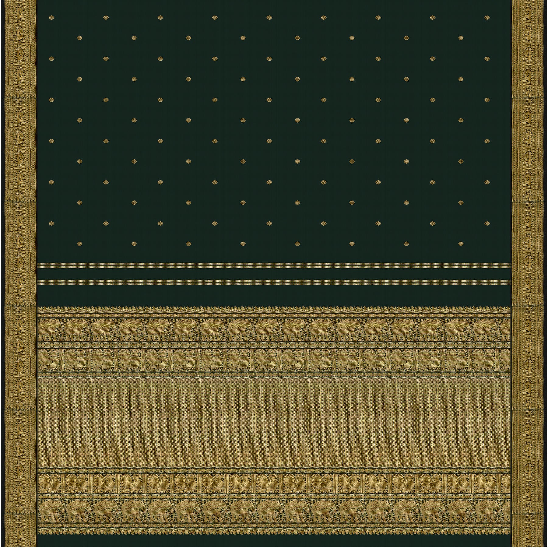 Kanakavalli Kanjivaram Silk Sari 24-110-HS001-10338 - Full View