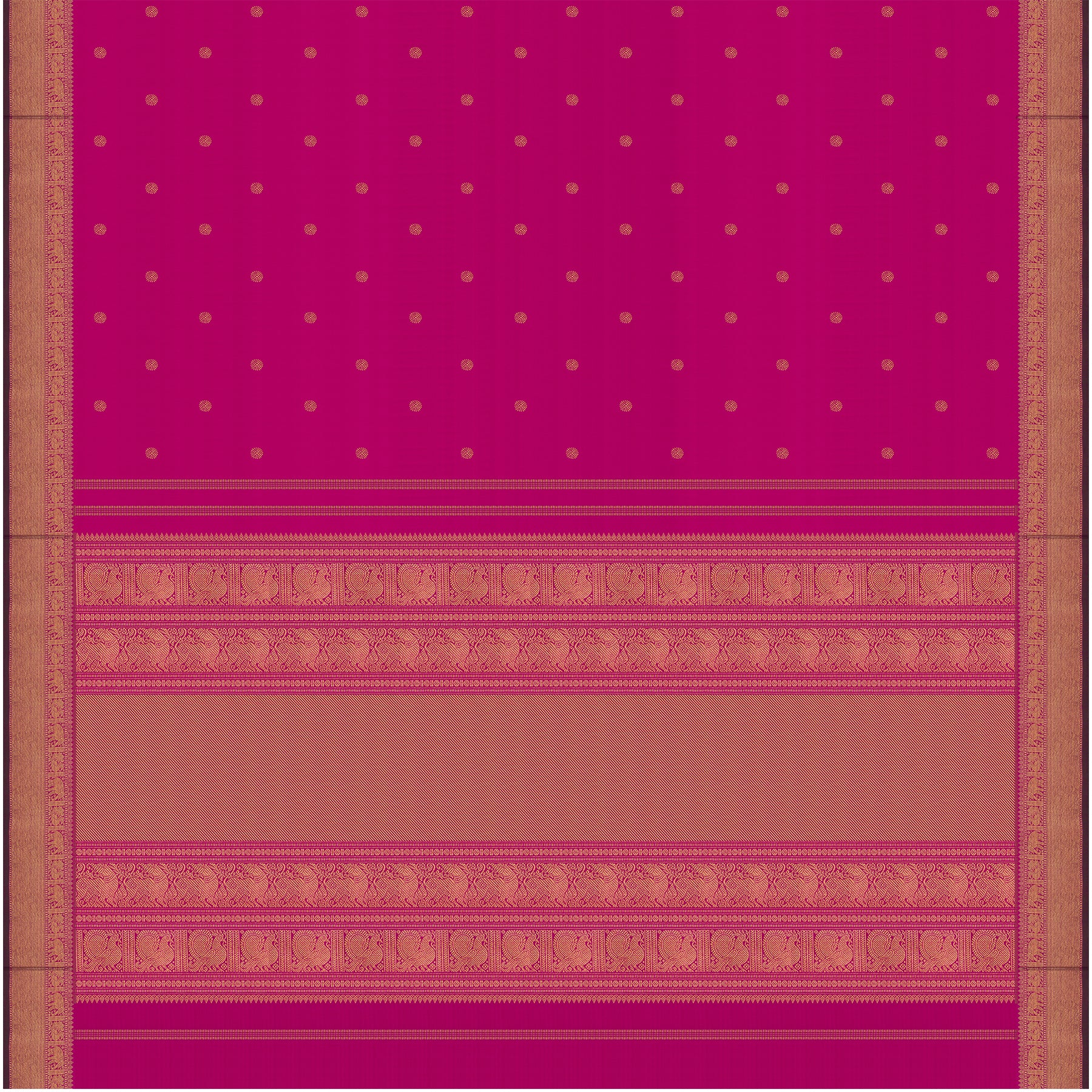 Kanakavalli Kanjivaram Silk Sari 24-110-HS001-10340 - Full View