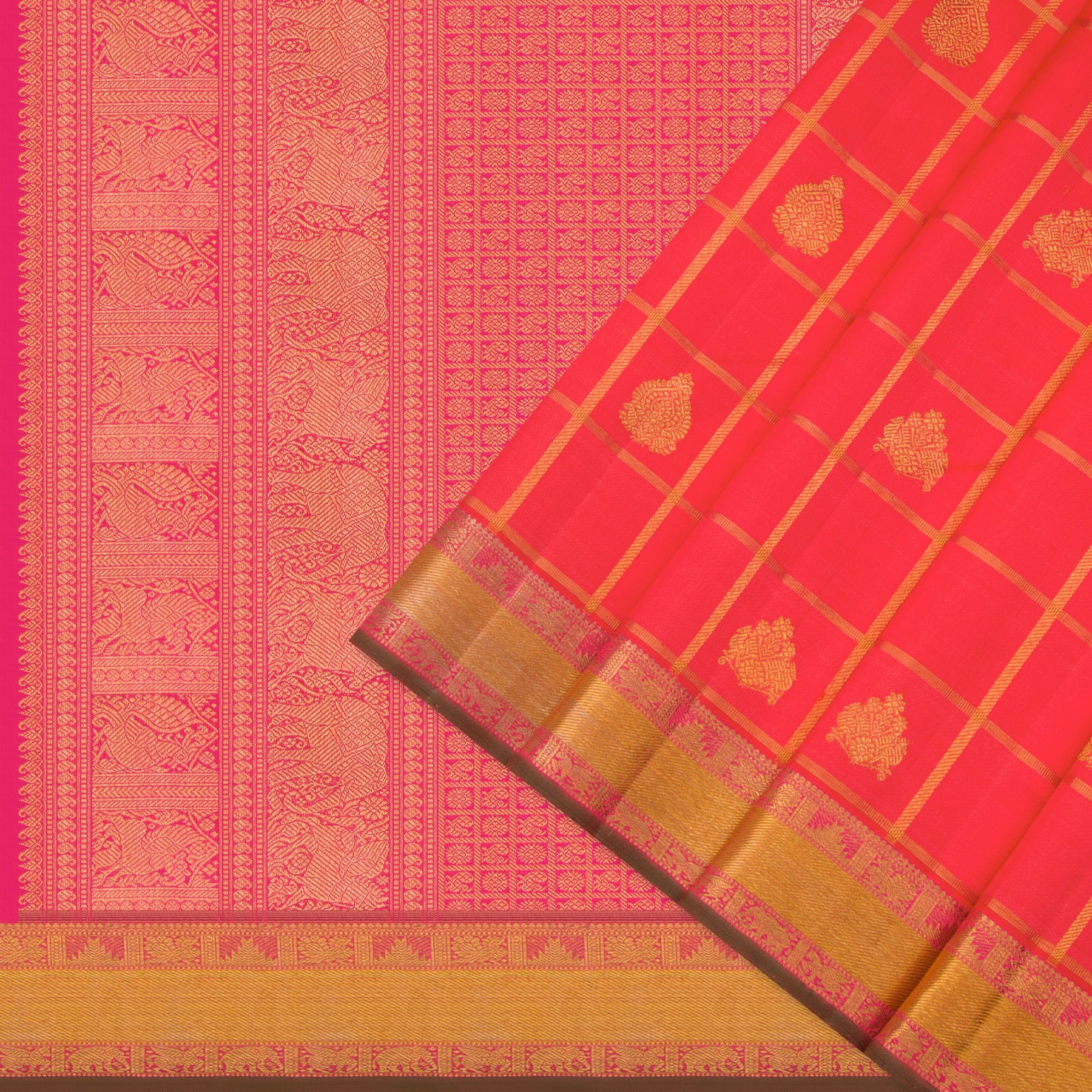 Kanakavalli Kanjivaram Silk Sari 24-110-HS001-10359 - Cover View