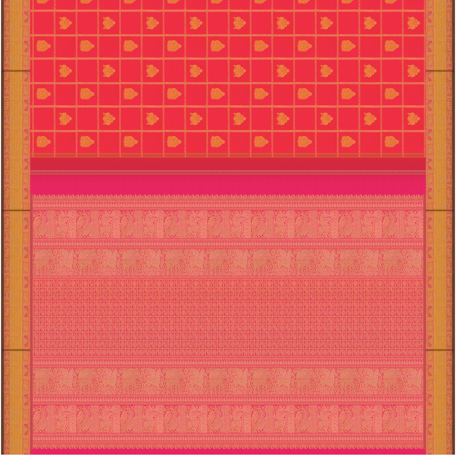 Kanakavalli Kanjivaram Silk Sari 24-110-HS001-10359 - Full View