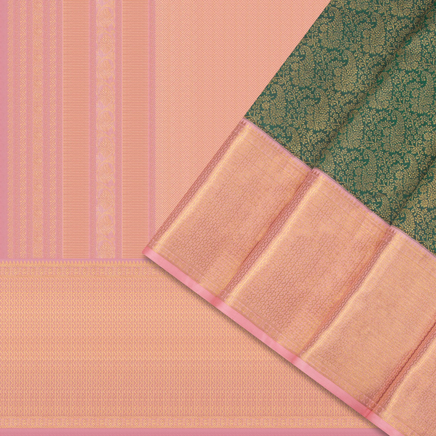 Kanakavalli Kanjivaram Silk Sari 24-110-HS001-11220 - Cover View