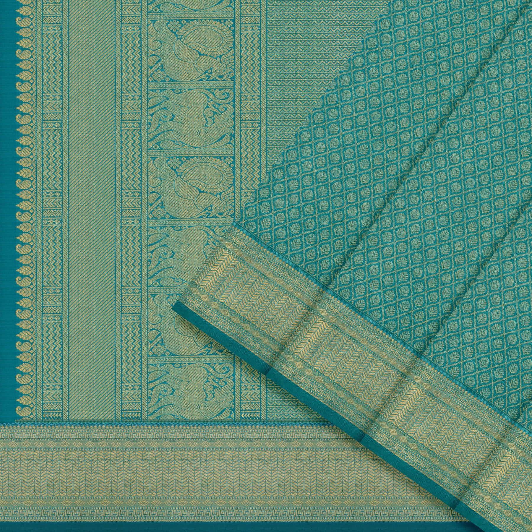 Kanakavalli Kanjivaram Silk Sari 24-110-HS001-11230 - Cover View