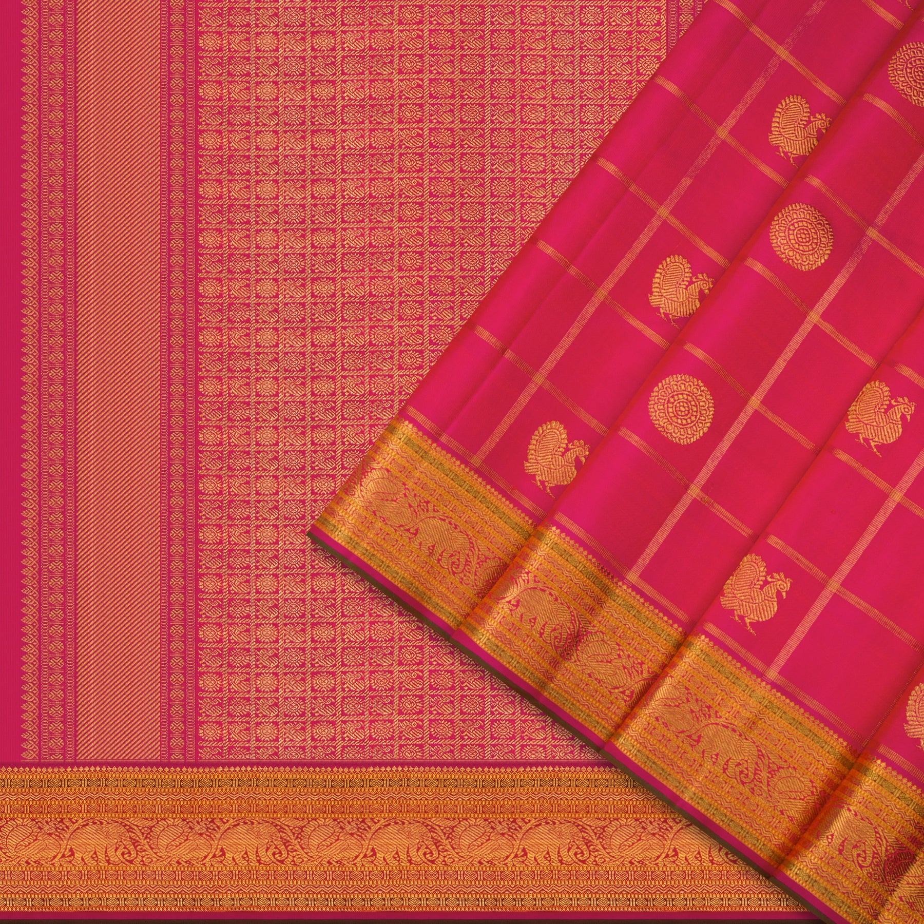 Kanakavalli Kanjivaram Silk Sari 24-110-HS001-11237 - Cover View