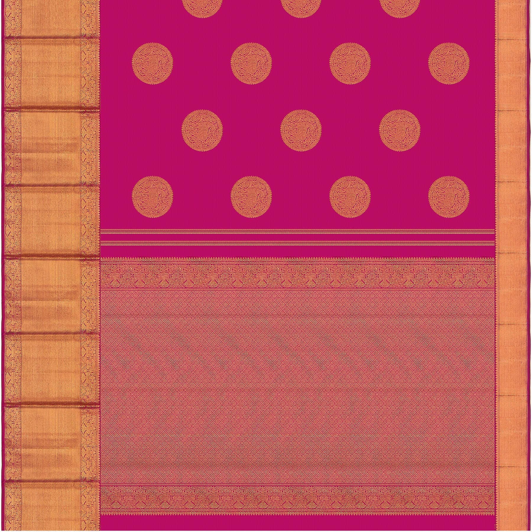 Kanakavalli Kanjivaram Silk Sari 24-110-HS001-11248 - Full View