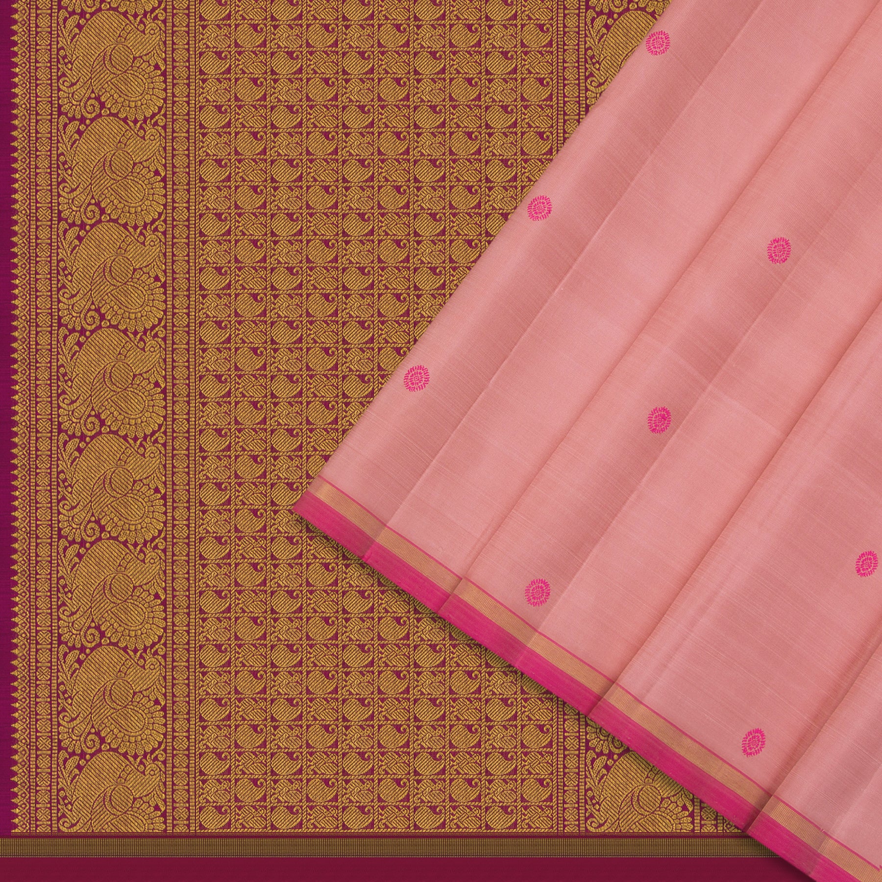 Kanakavalli Kanjivaram Silk Sari 24-110-HS001-11264 - Cover View