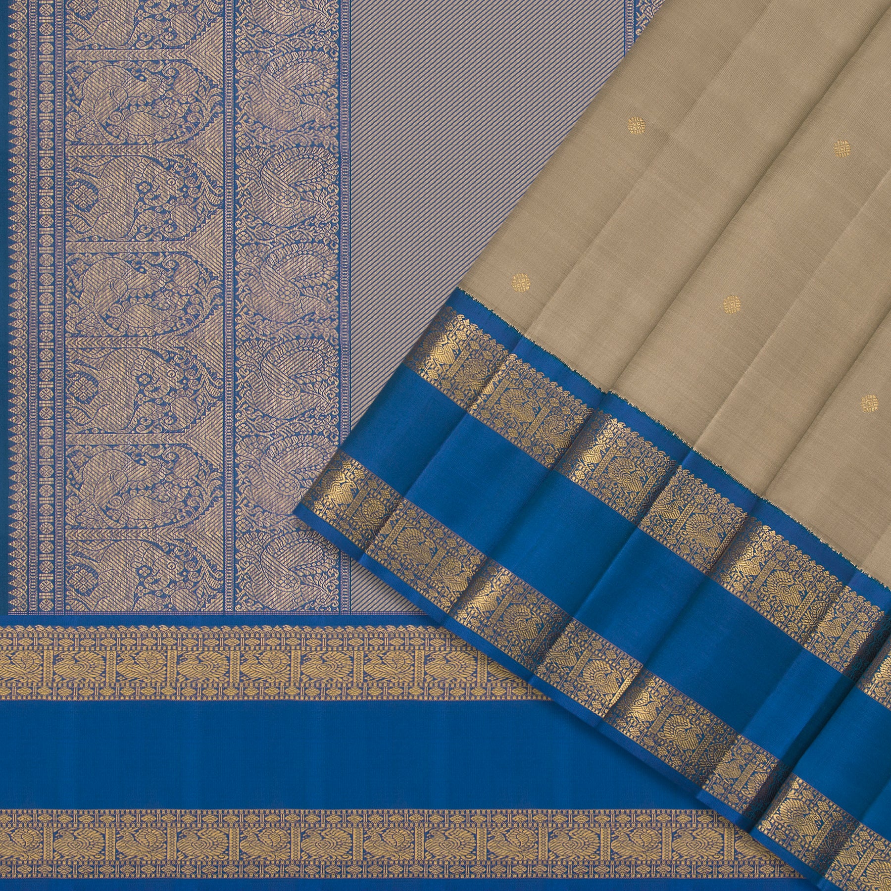 Kanakavalli Kanjivaram Silk Sari 24-110-HS001-11278 - Cover View