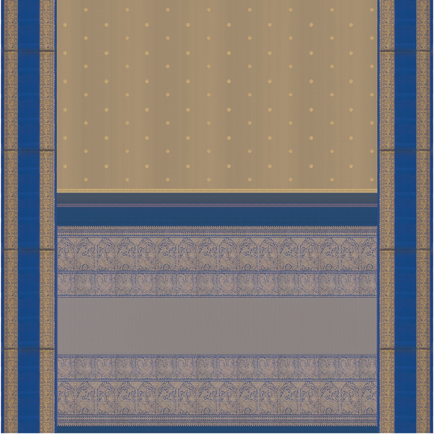 Kanakavalli Kanjivaram Silk Sari 24-110-HS001-11278 - Full View