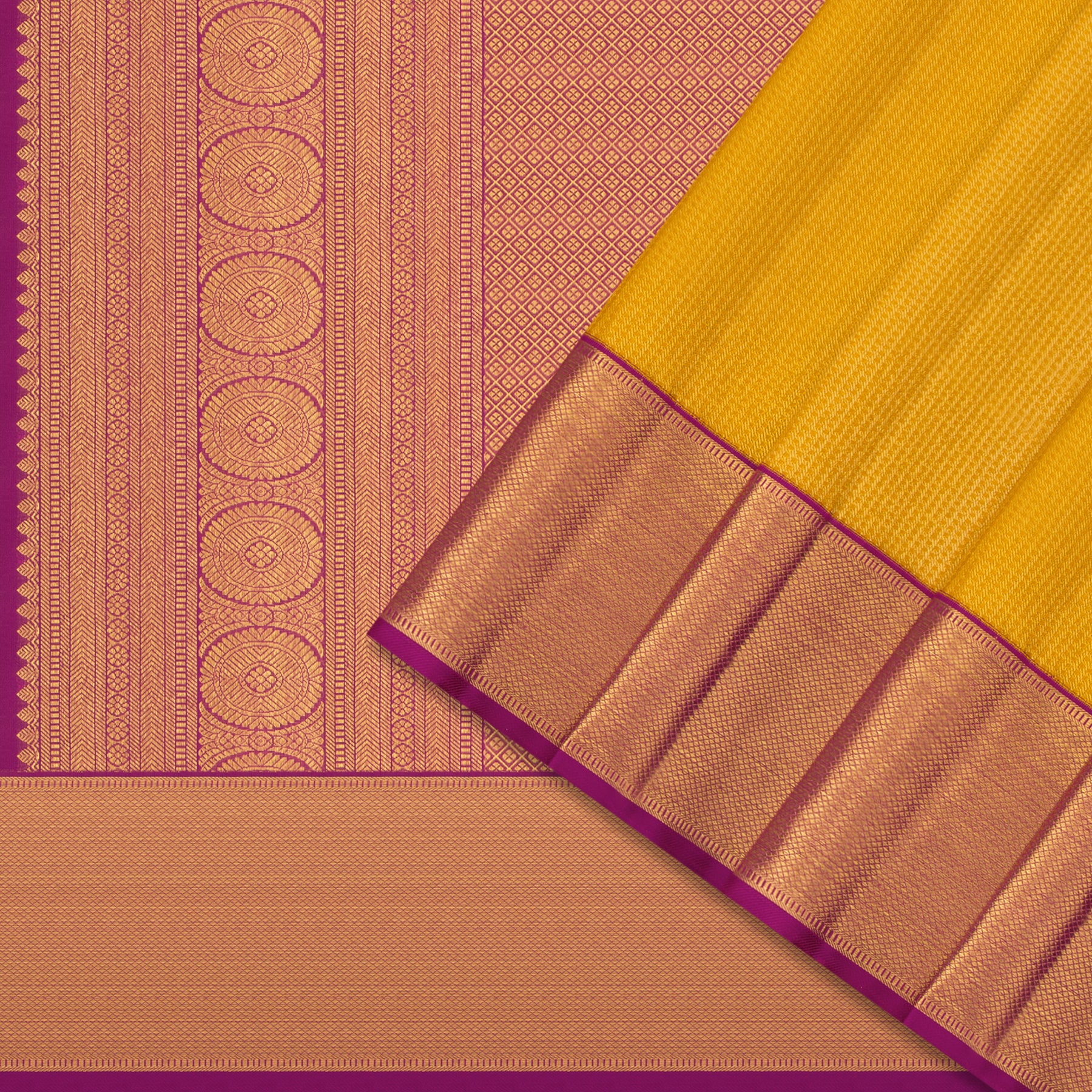 Kanakavalli Kanjivaram Silk Sari 24-110-HS001-11296 - Cover View