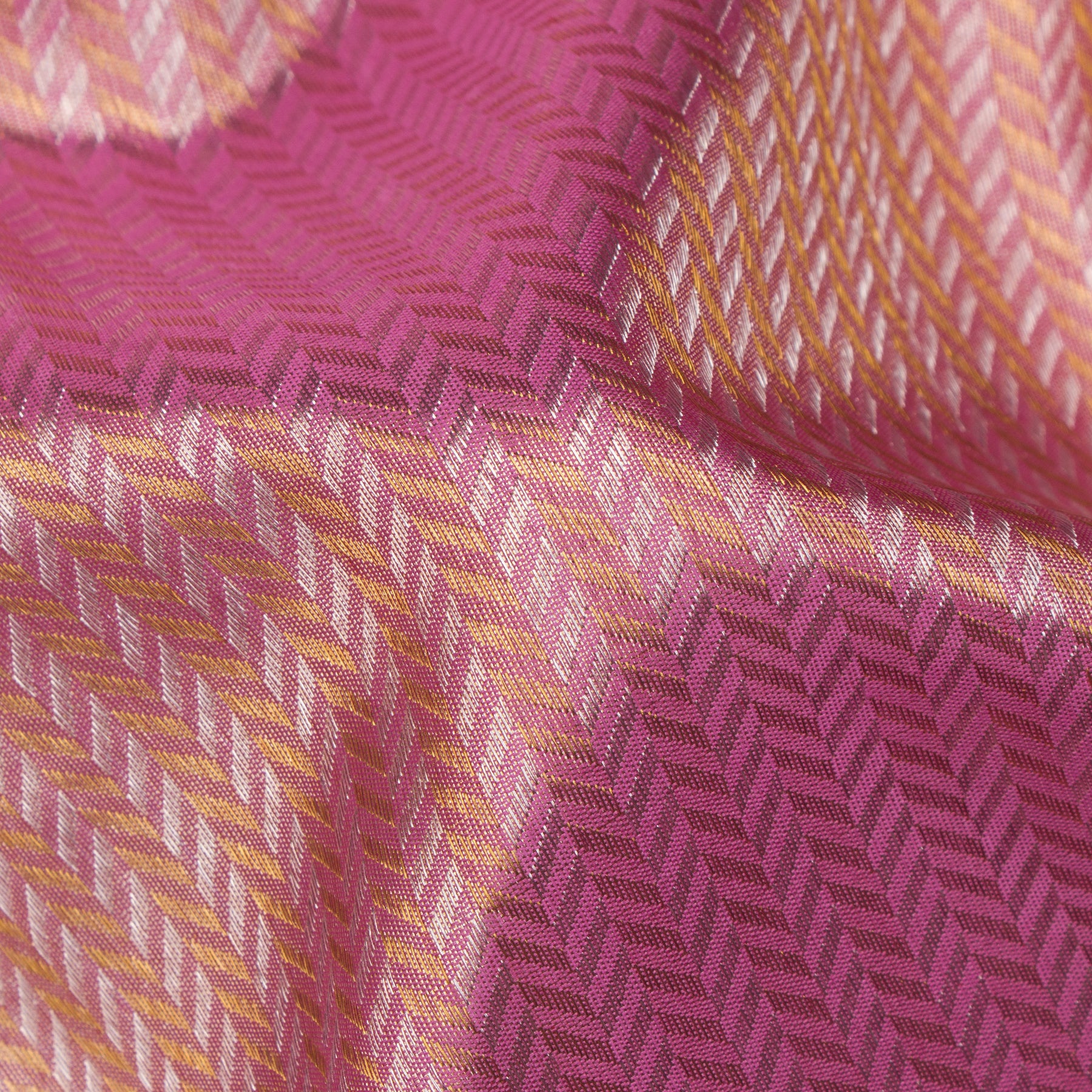 Kanakavalli Kanjivaram Silk Sari 24-110-HS001-11308 - Fabric View