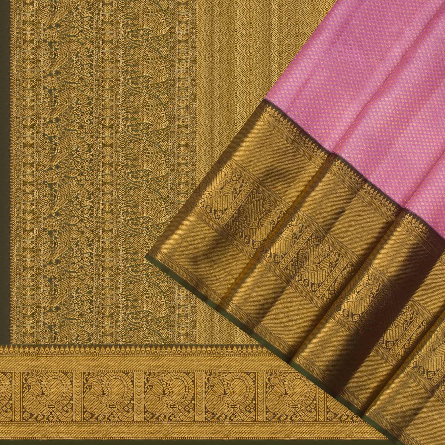 Kanakavalli Kanjivaram Silk Sari 24-110-HS001-11317 - Cover View