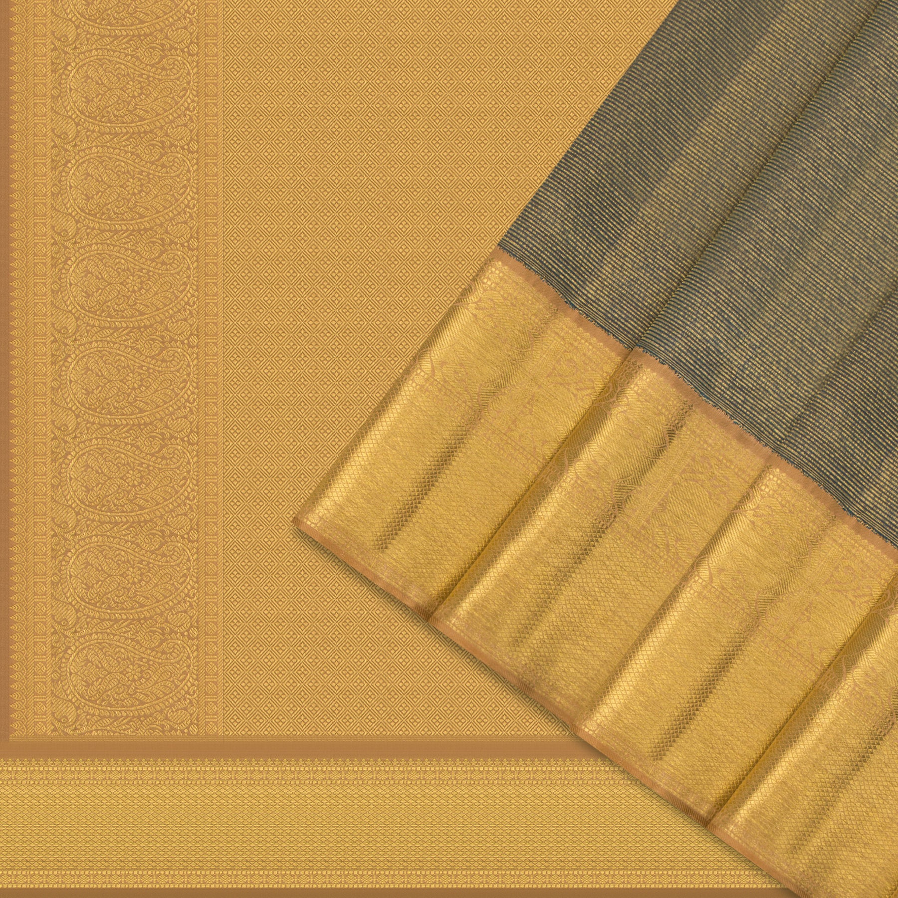 Kanakavalli Kanjivaram Silk Sari 24-110-HS001-11338 - Cover View