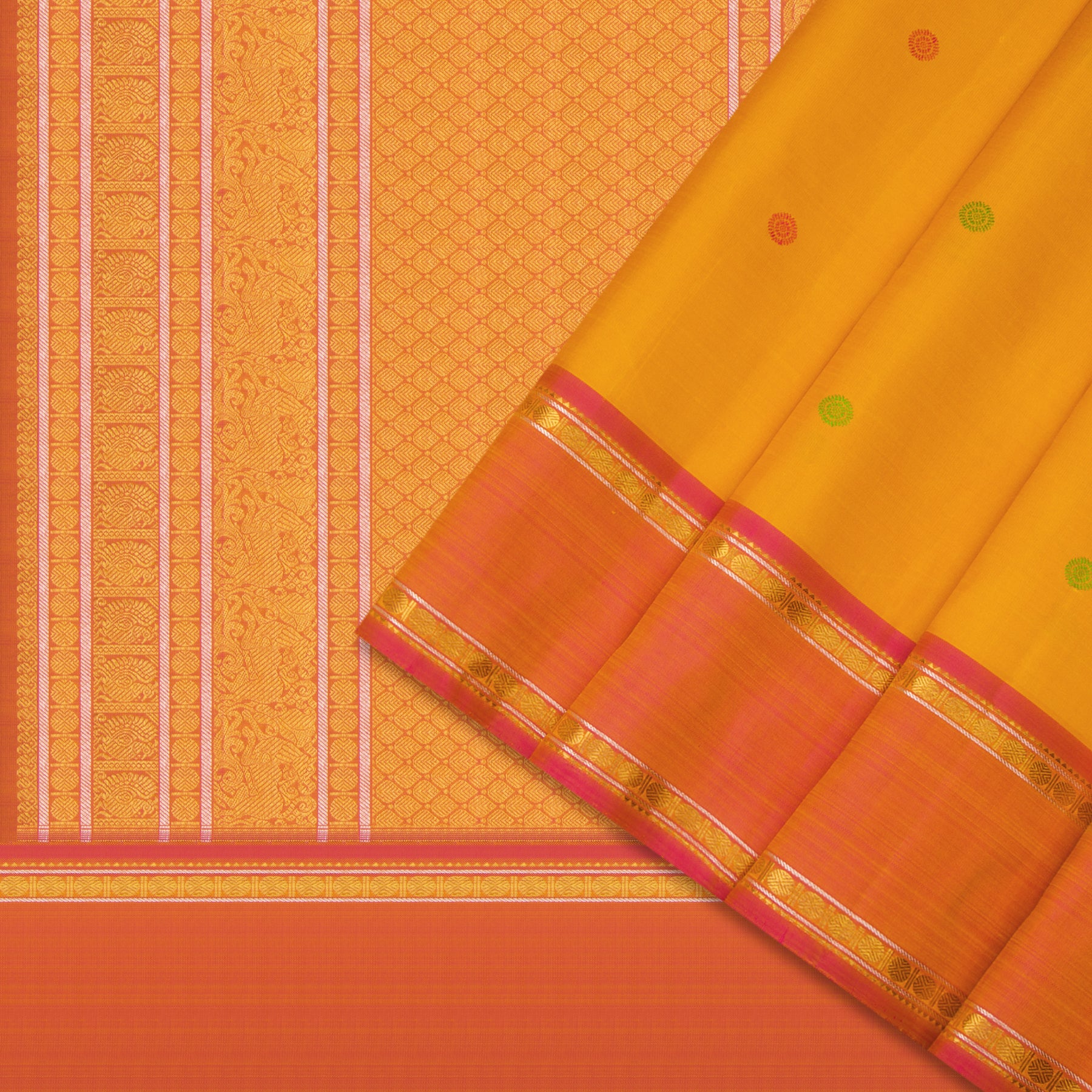 Kanakavalli Kanjivaram Silk Sari 24-110-HS001-11350 - Cover View