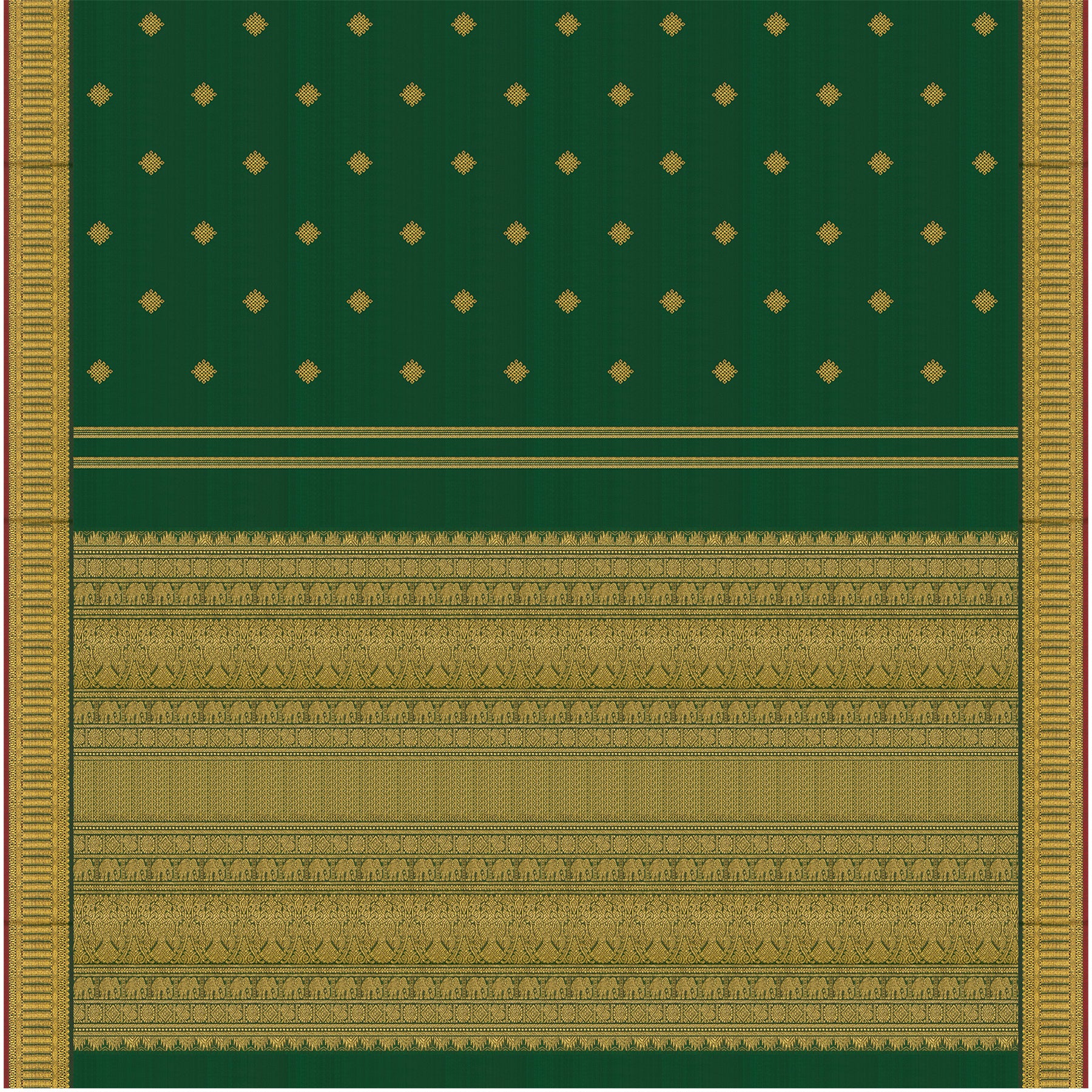 Kanakavalli Kanjivaram Silk Sari 24-110-HS001-11353 - Full View