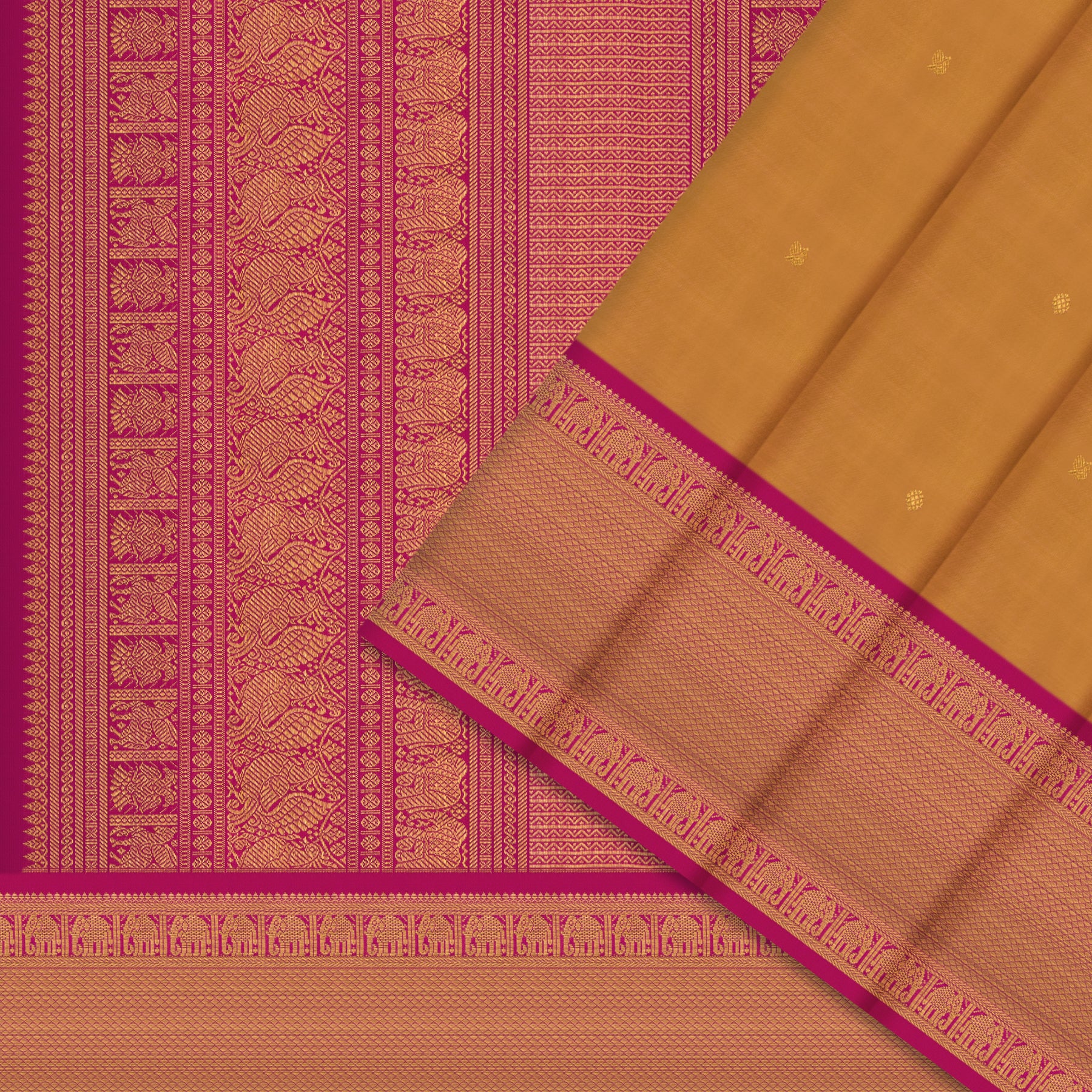 Kanakavalli Kanjivaram Silk Sari 24-110-HS001-11973 - Cover View