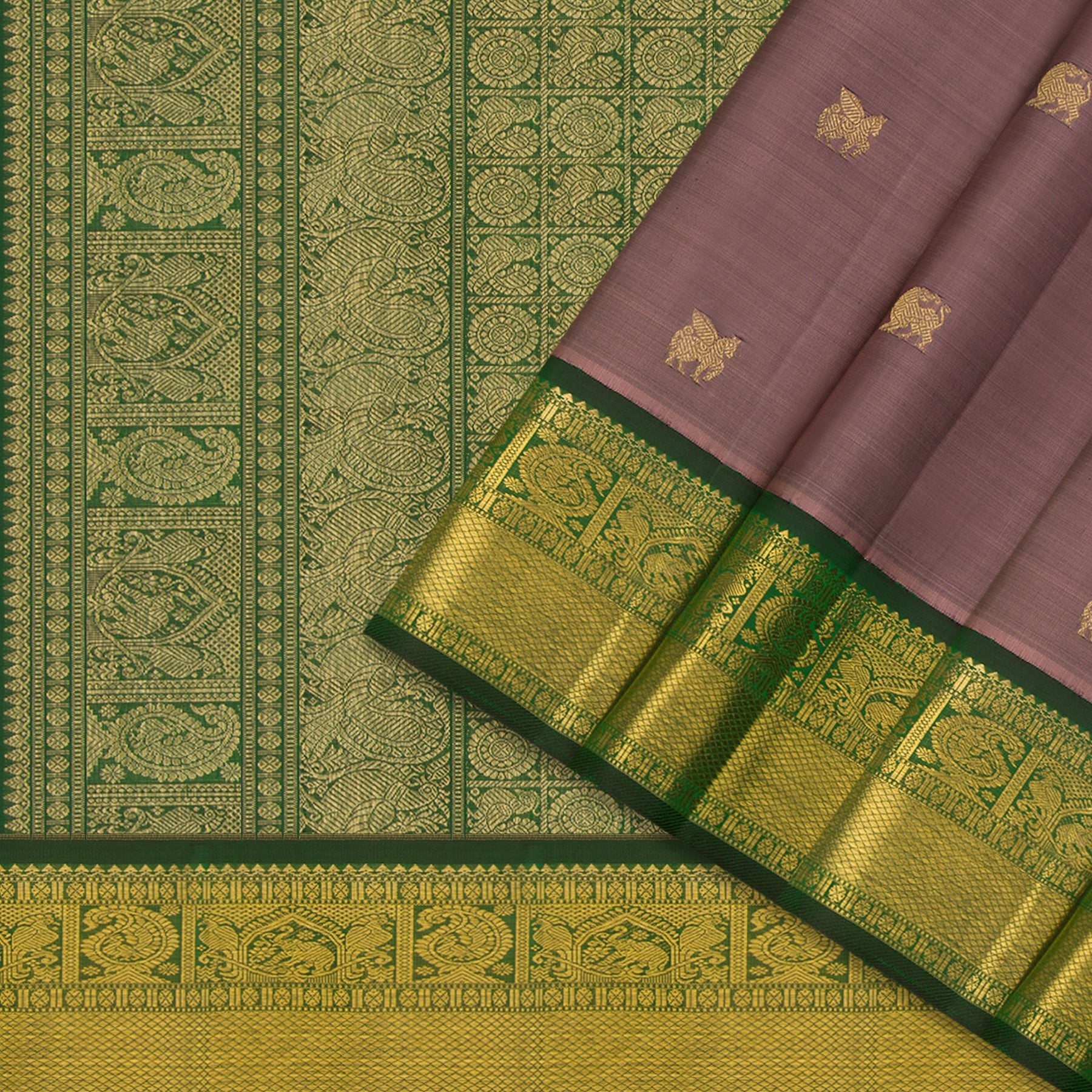 Kanakavalli Kanjivaram Silk Sari 24-110-HS001-11977 - Cover View