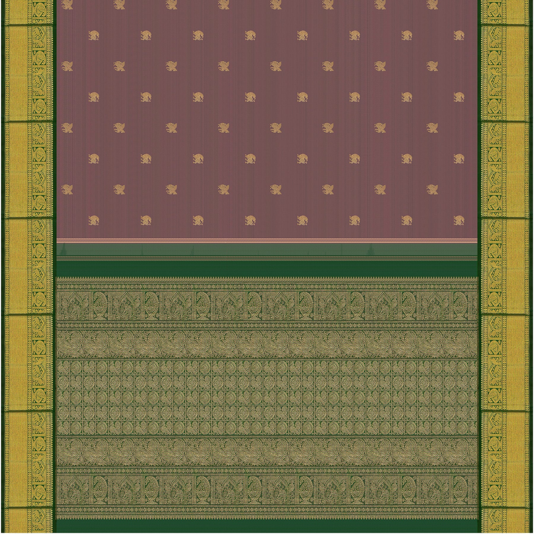 Kanakavalli Kanjivaram Silk Sari 24-110-HS001-11977 - Full Vew