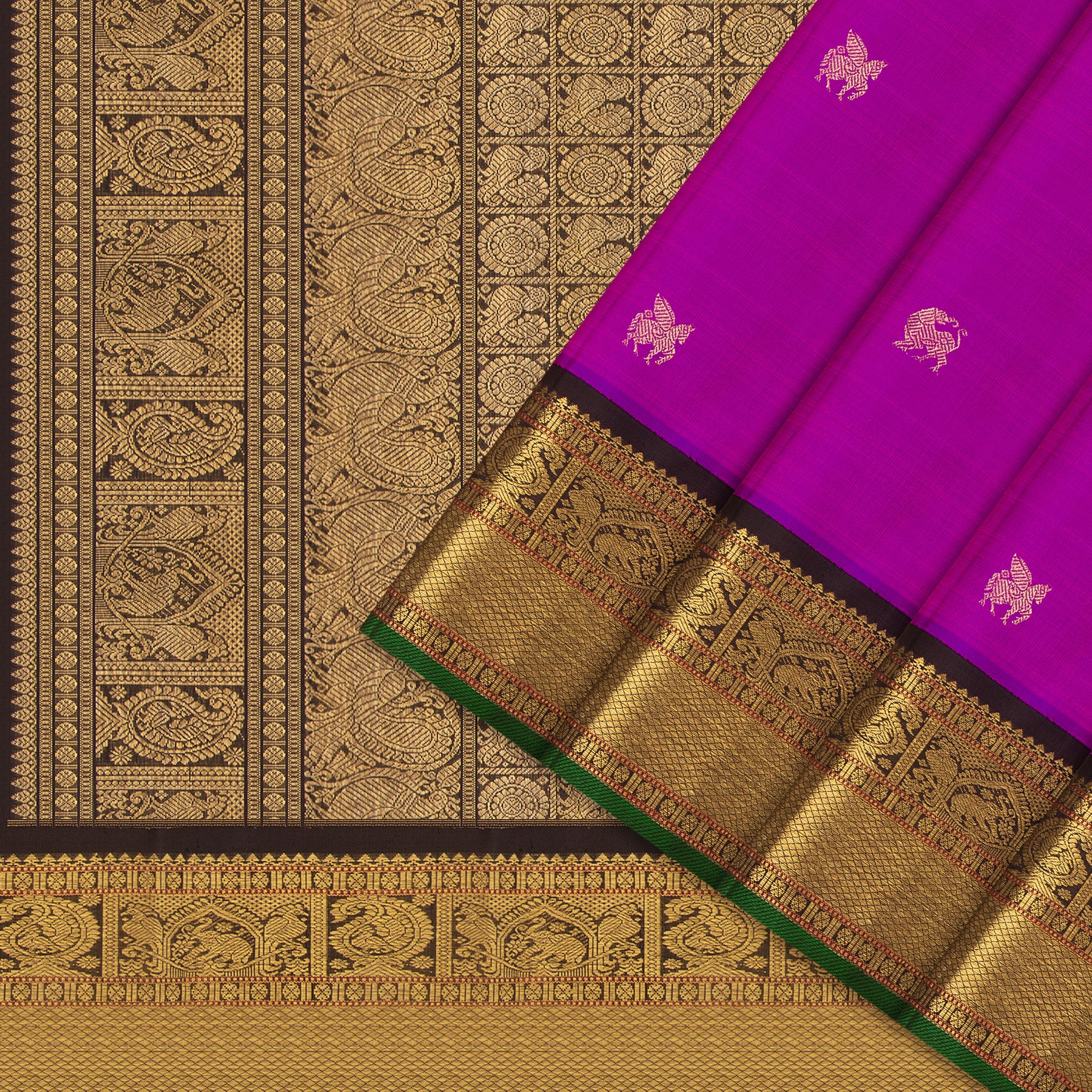 Kanakavalli Kanjivaram Silk Sari 24-110-HS001-11979 - Cover View