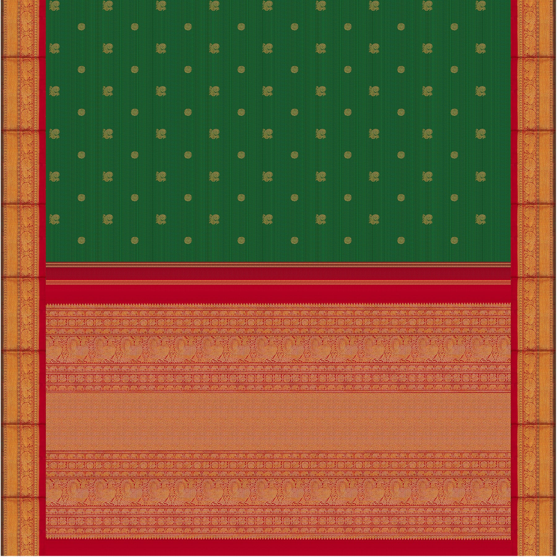 Kanakavalli Kanjivaram Silk Sari 24-110-HS001-11988 - Full View