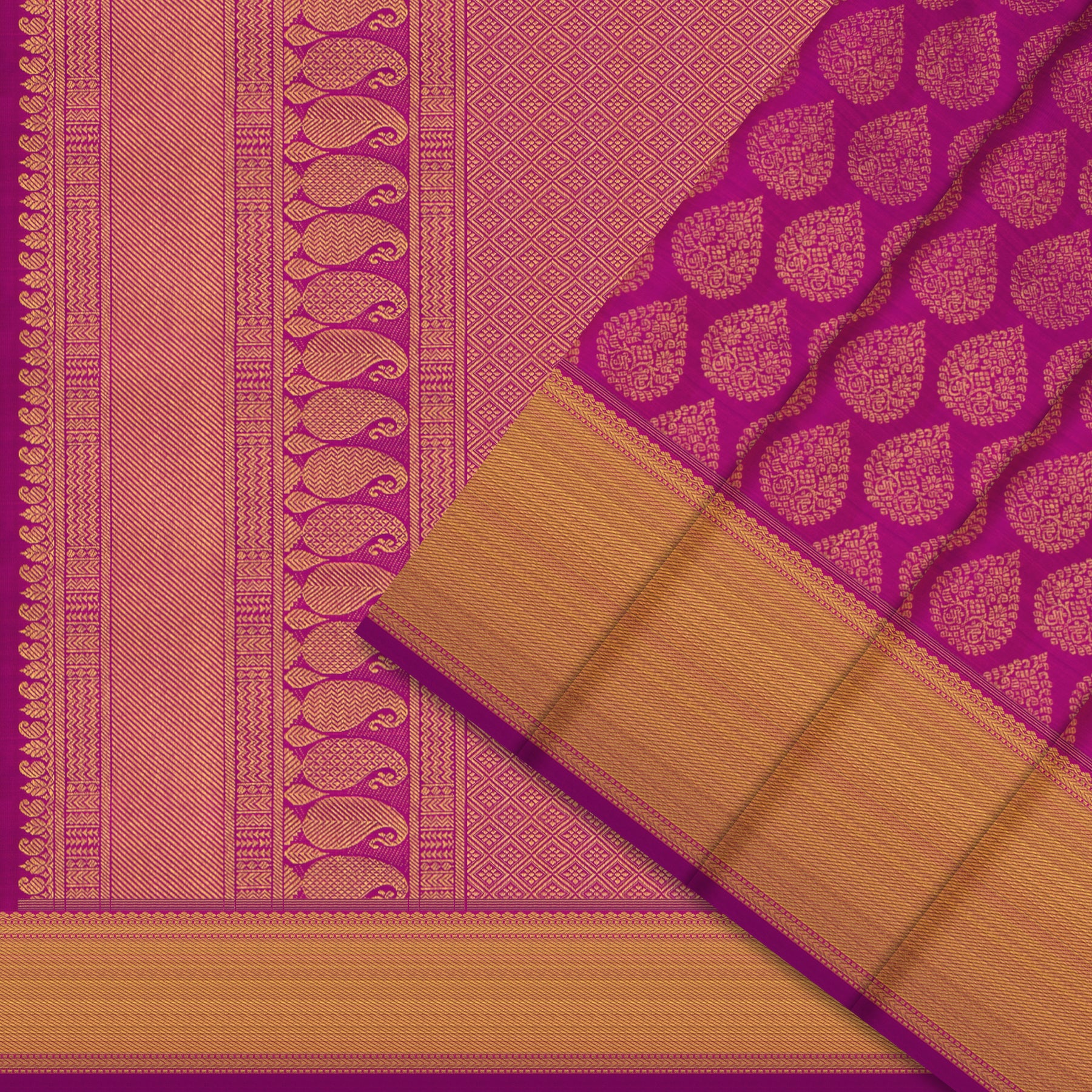 Kanakavalli Kanjivaram Silk Sari 24-110-HS001-11998 - Cover View