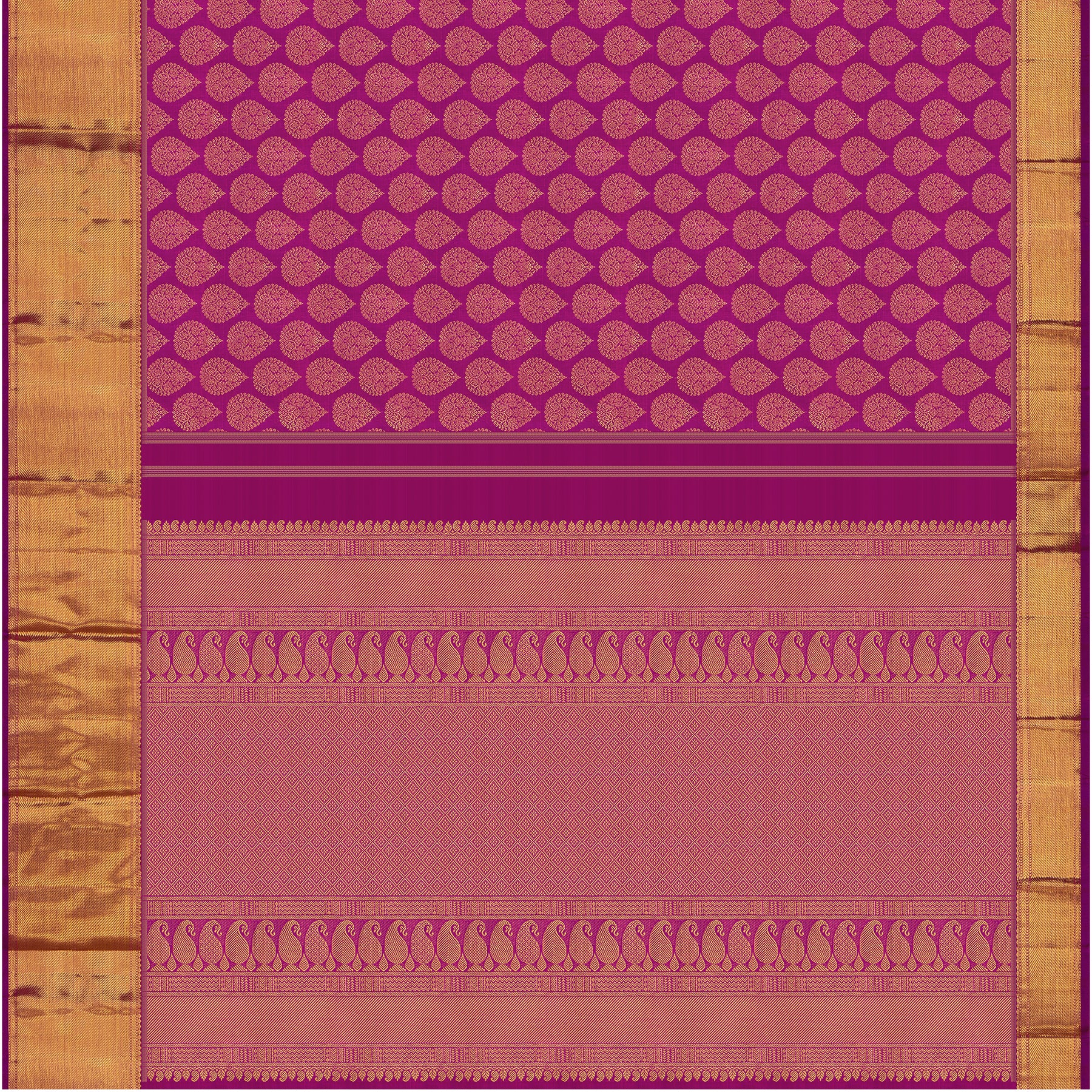 Kanakavalli Kanjivaram Silk Sari 24-110-HS001-11998 - Full View