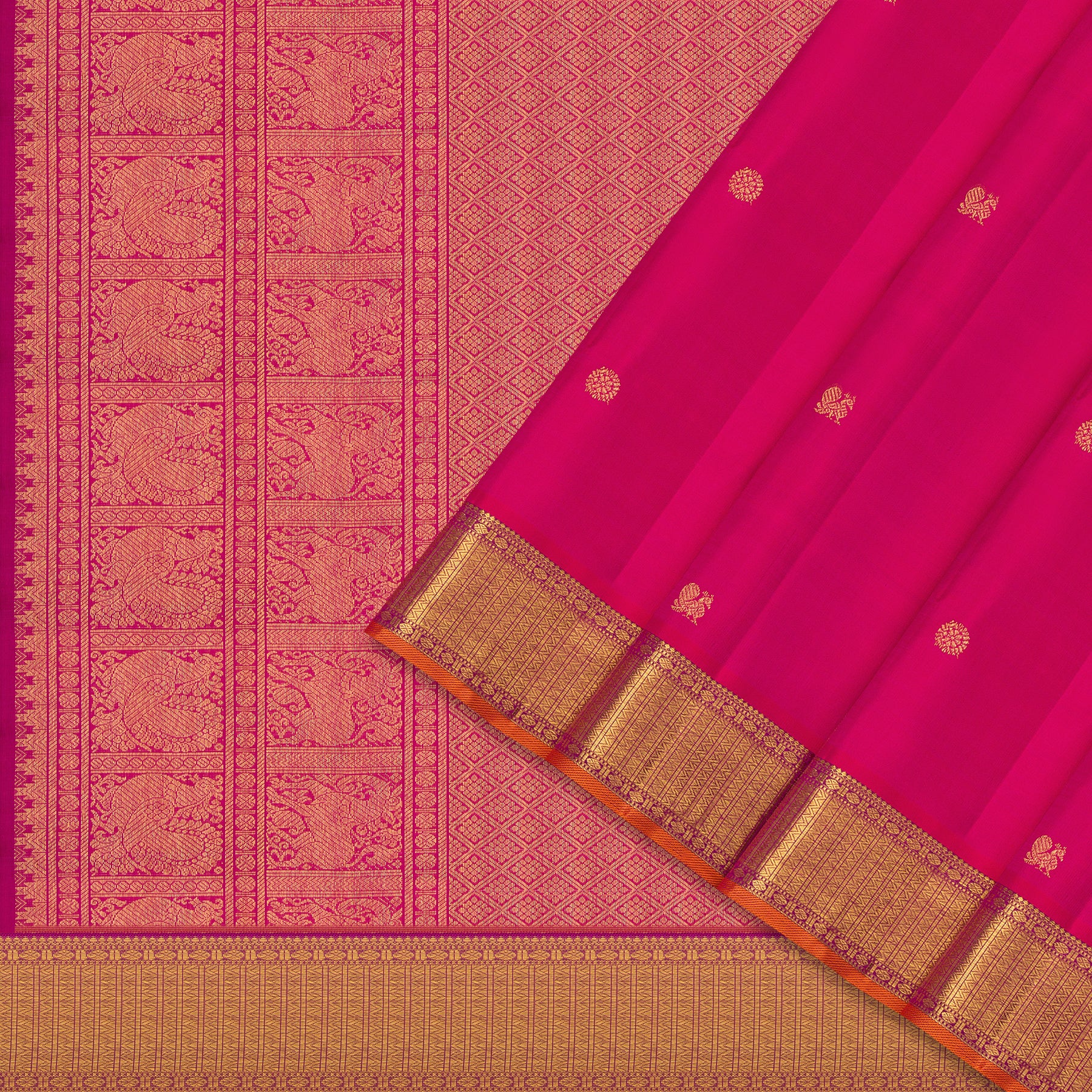 Kanakavalli Kanjivaram Silk Sari 24-110-HS001-12027 - Cover View