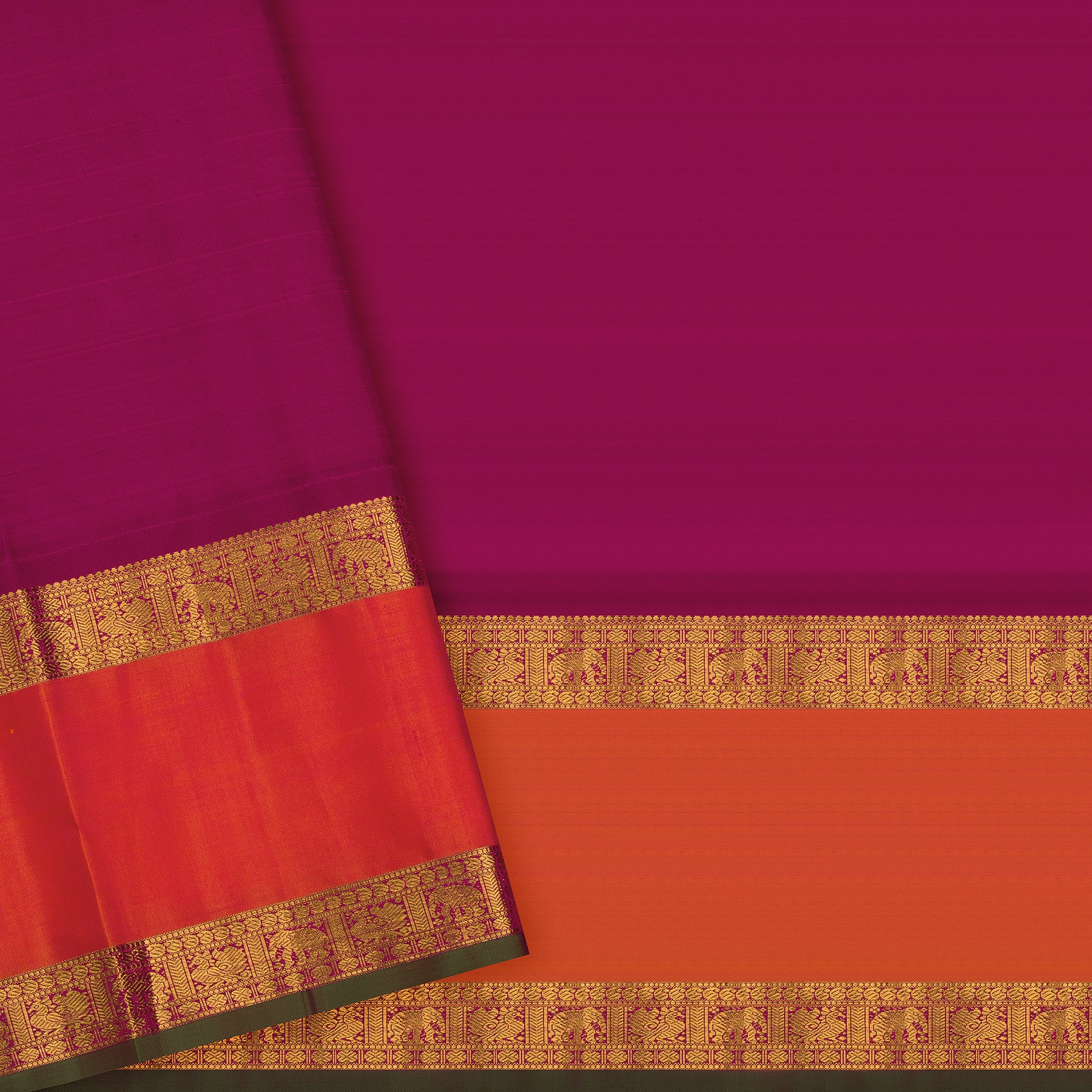 Kanakavalli Kanjivaram Silk Sari 24-110-HS001-12057 - Blouse View