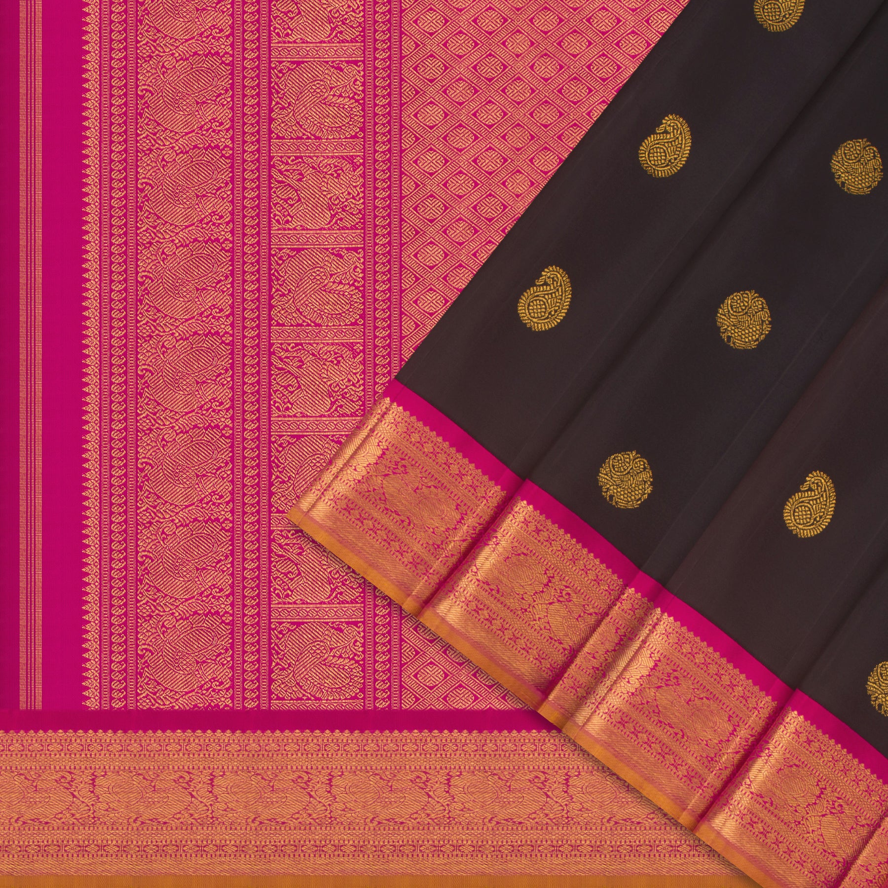 Kanakavalli Kanjivaram Silk Sari 24-110-HS001-12059 - Cover View