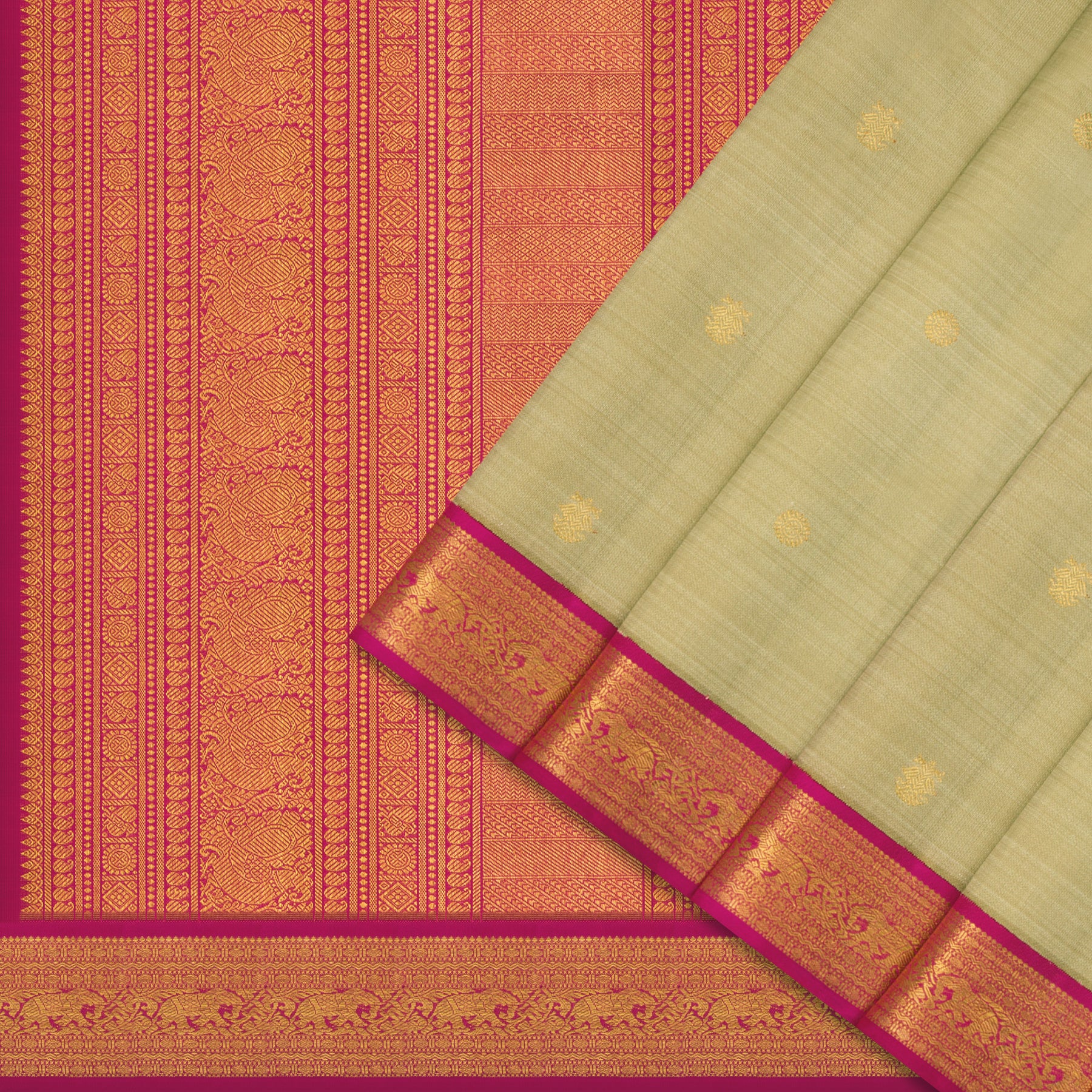 Kanakavalli Kanjivaram Silk Sari 24-110-HS001-12064 - Cover View