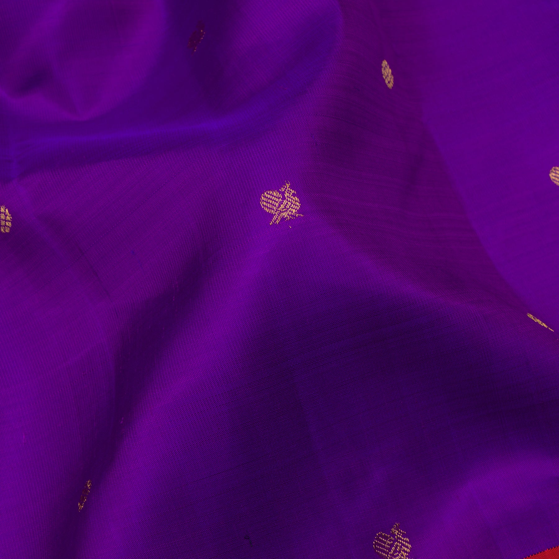 Kanakavalli Kanjivaram Silk Sari 24-110-HS001-12066 - Fabric View