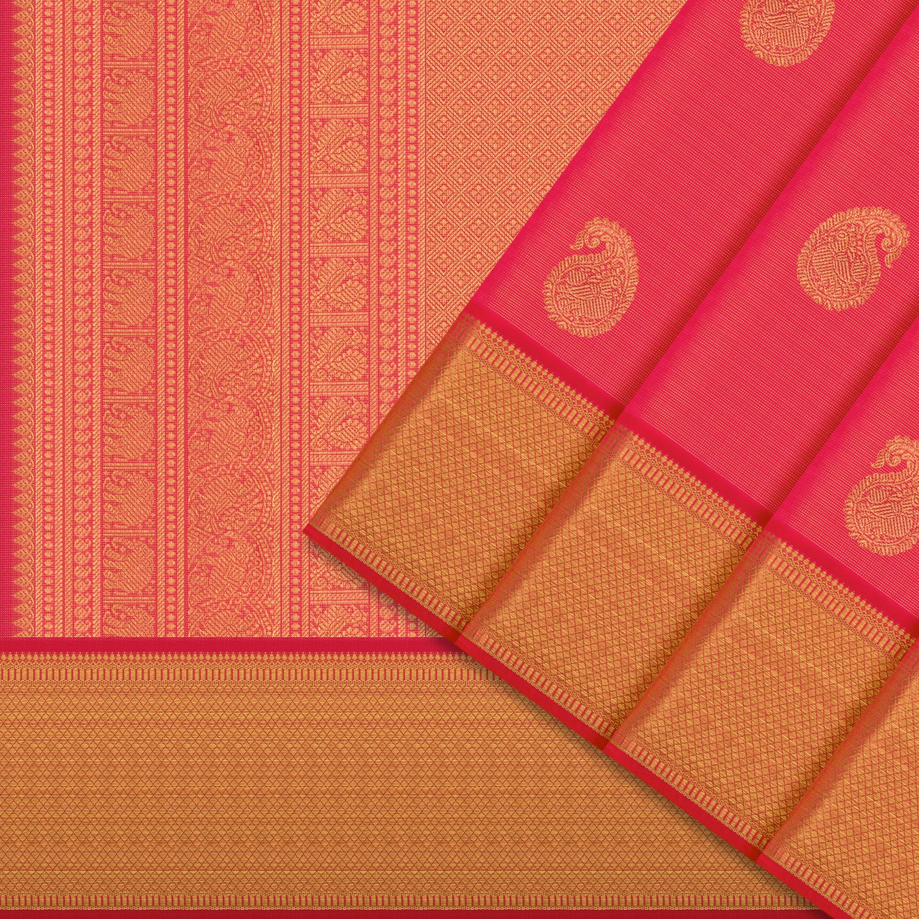 Kanakavalli Kanjivaram Silk Sari 24-110-HS001-12076 - Cover View