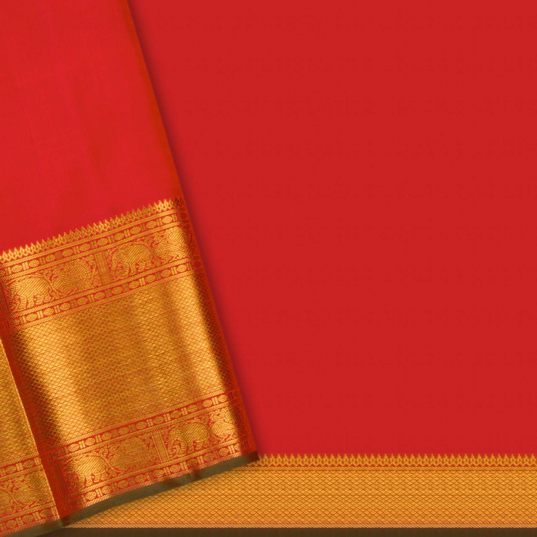 Kanakavalli Kanjivaram Silk Sari 24-110-HS001-12103 - Blouse View