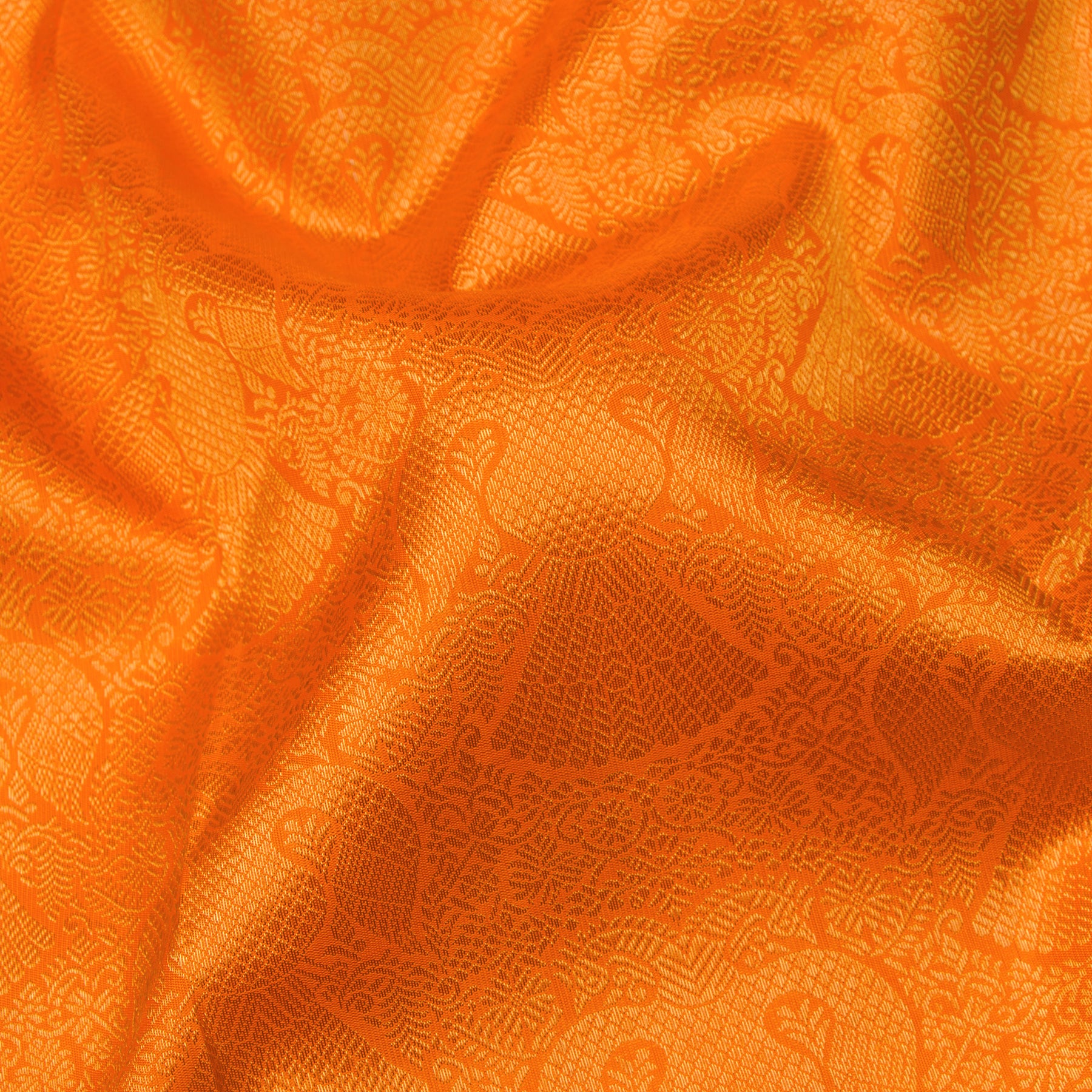 Kanakavalli Kanjivaram Silk Sari 24-110-HS001-12131 - Fabric View