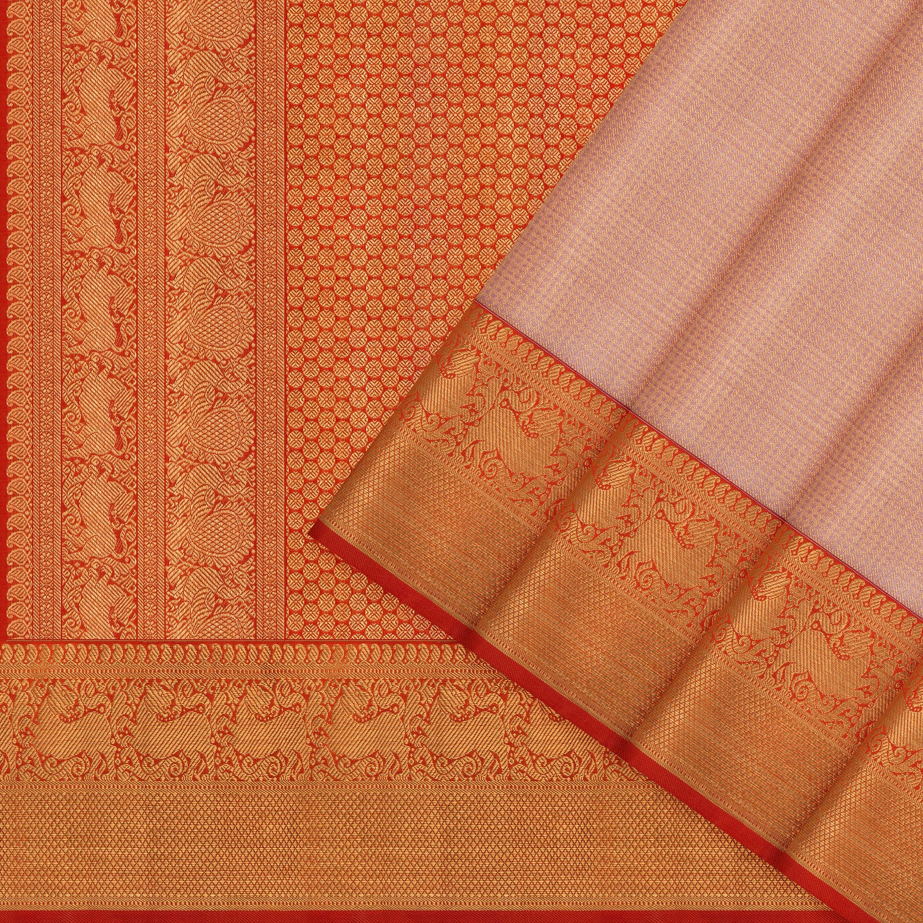 Kanakavalli Kanjivaram Silk Sari 24-110-HS001-12137 - Cover View