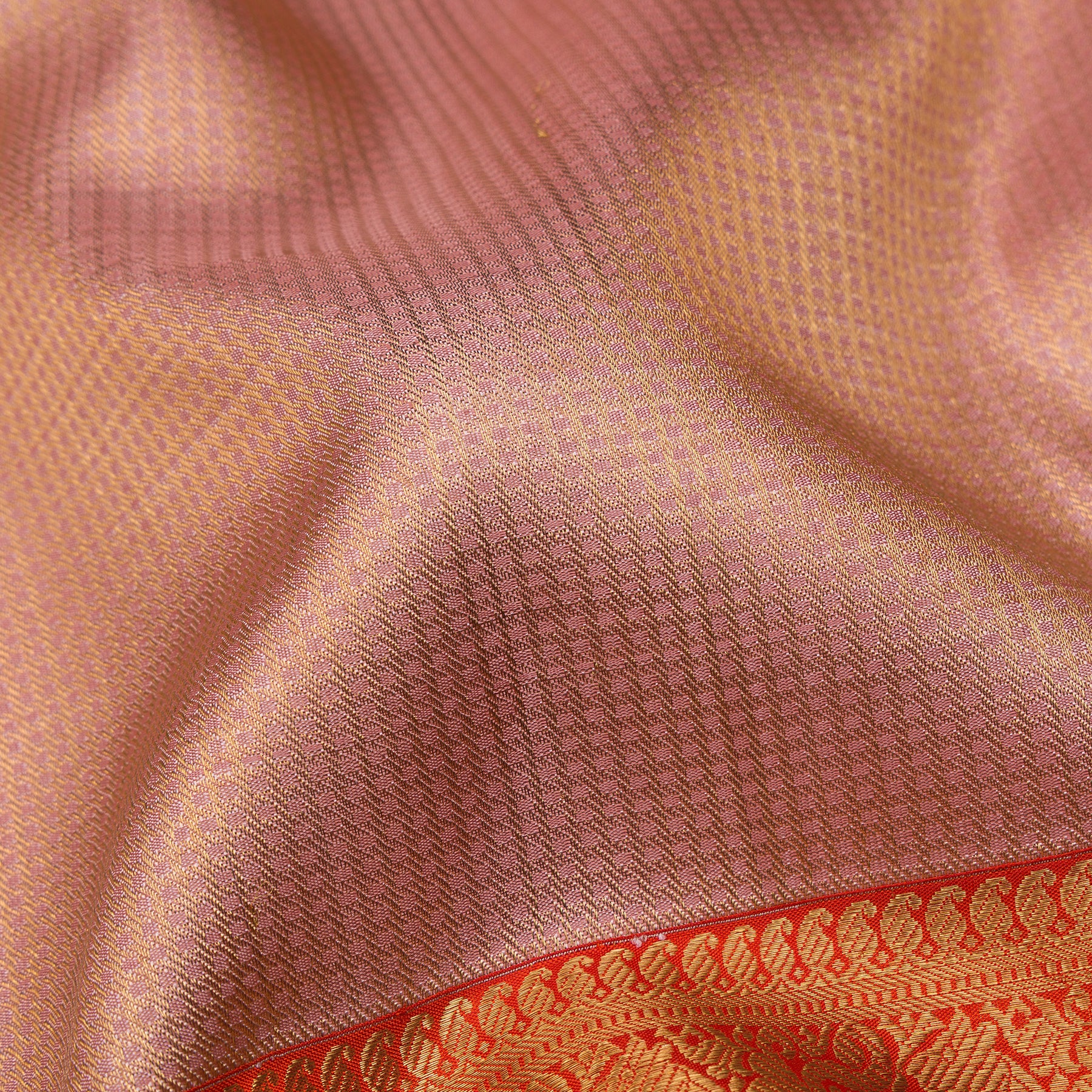 Kanakavalli Kanjivaram Silk Sari 24-110-HS001-12137 - Fabric View