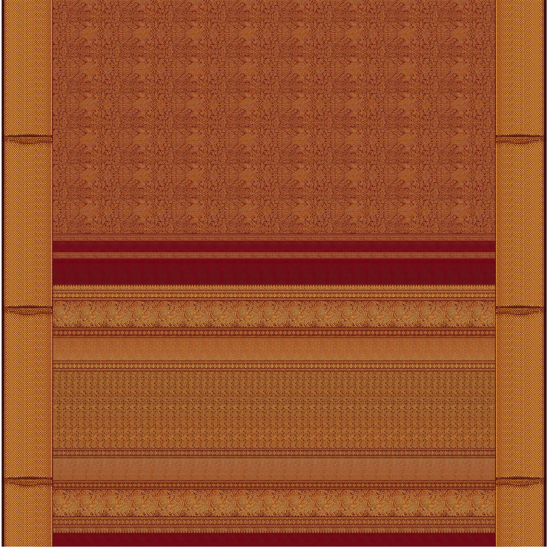 Kanakavalli Kanjivaram Silk Sari 24-110-HS001-13009 - Full View