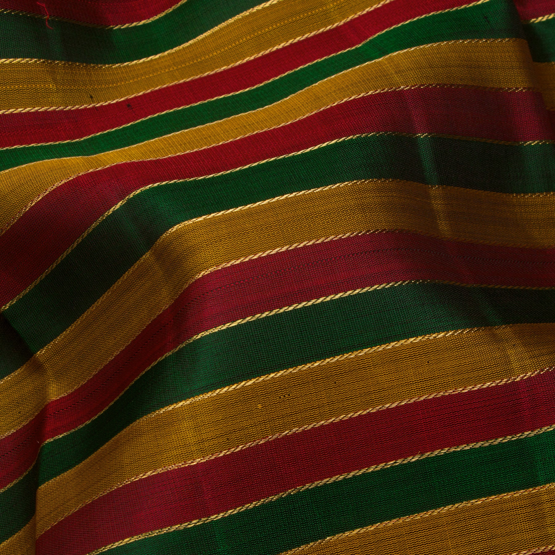Kanakavalli Kanjivaram Silk Sari 24-110-HS001-13086 - Fabric View