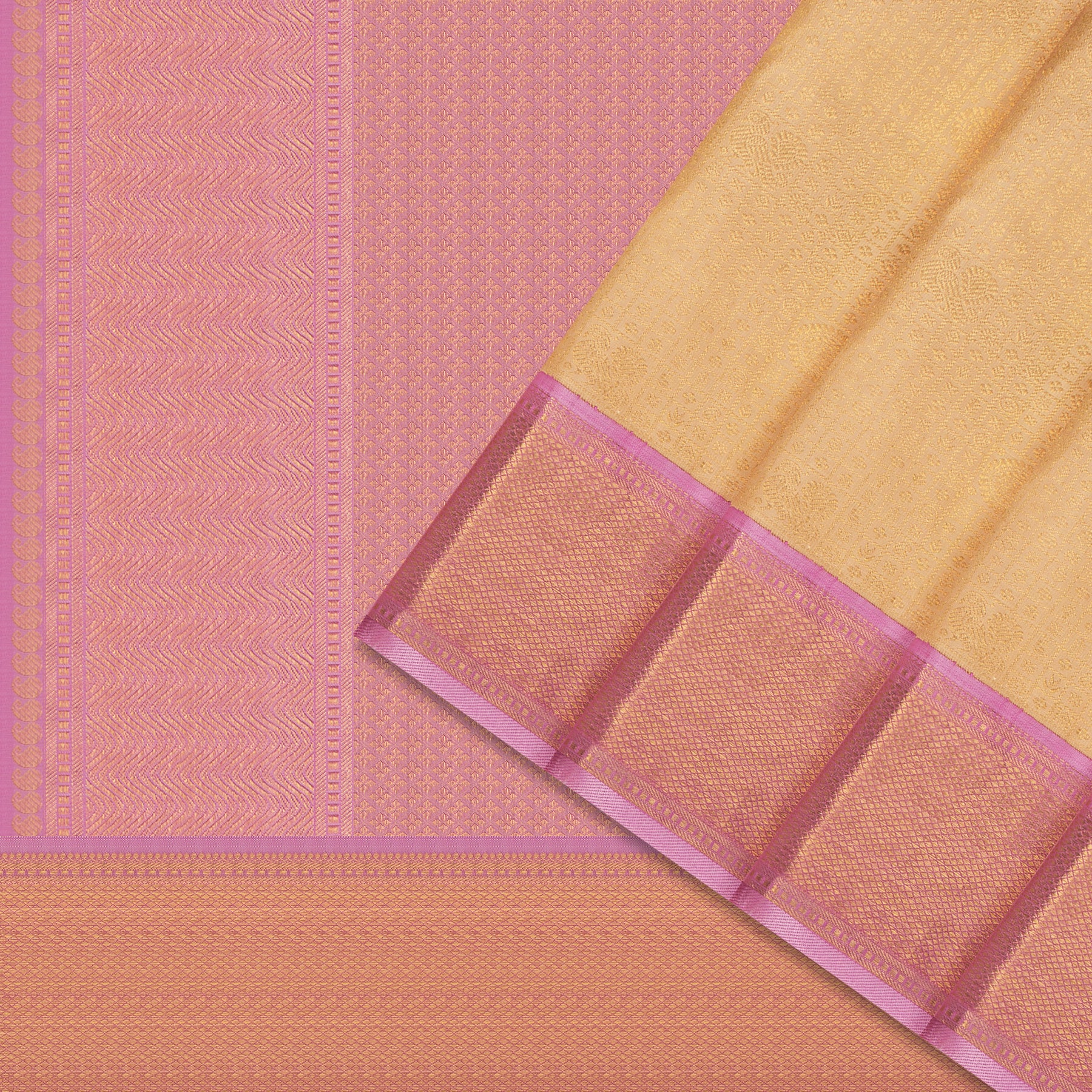 Kanakavalli Kanjivaram Silk Sari 24-110-HS001-13102 - Cover View