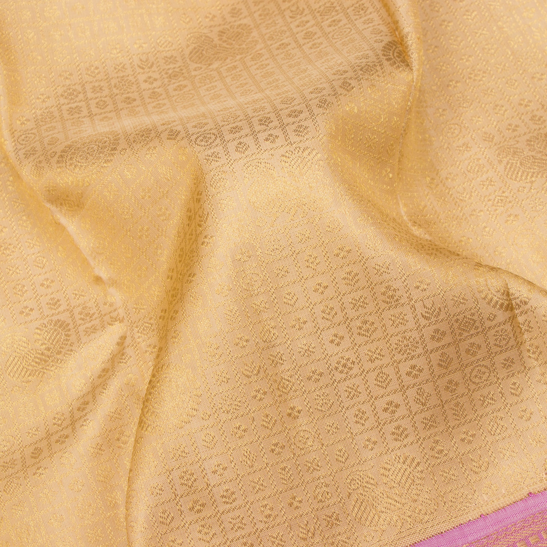 Kanakavalli Kanjivaram Silk Sari 24-110-HS001-13102 - Fabric View