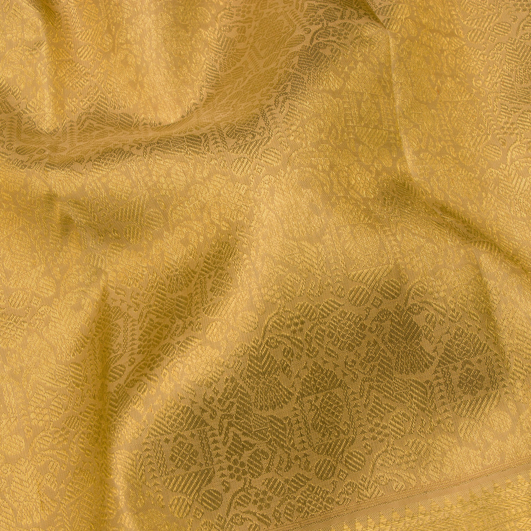 Kanakavalli Kanjivaram Silk Sari 24-110-HS001-13109 - Fabric View