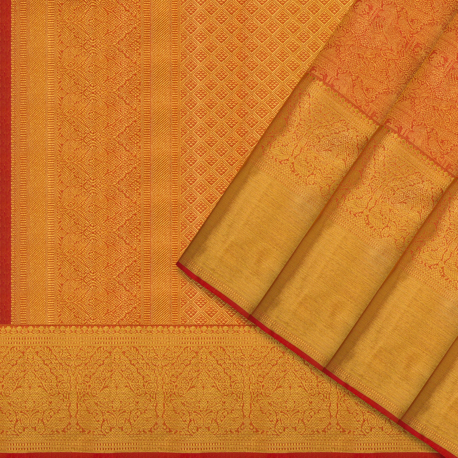 Kanakavalli Kanjivaram Silk Sari 24-110-HS001-13116 - Cover View
