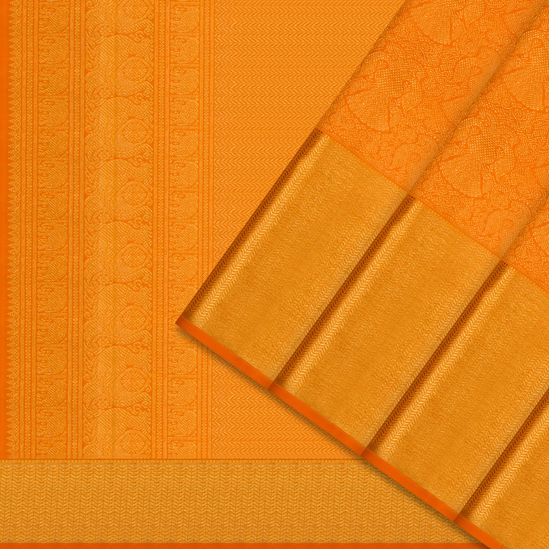 Kanakavalli Kanjivaram Silk Sari 24-110-HS001-13117 - Cover View