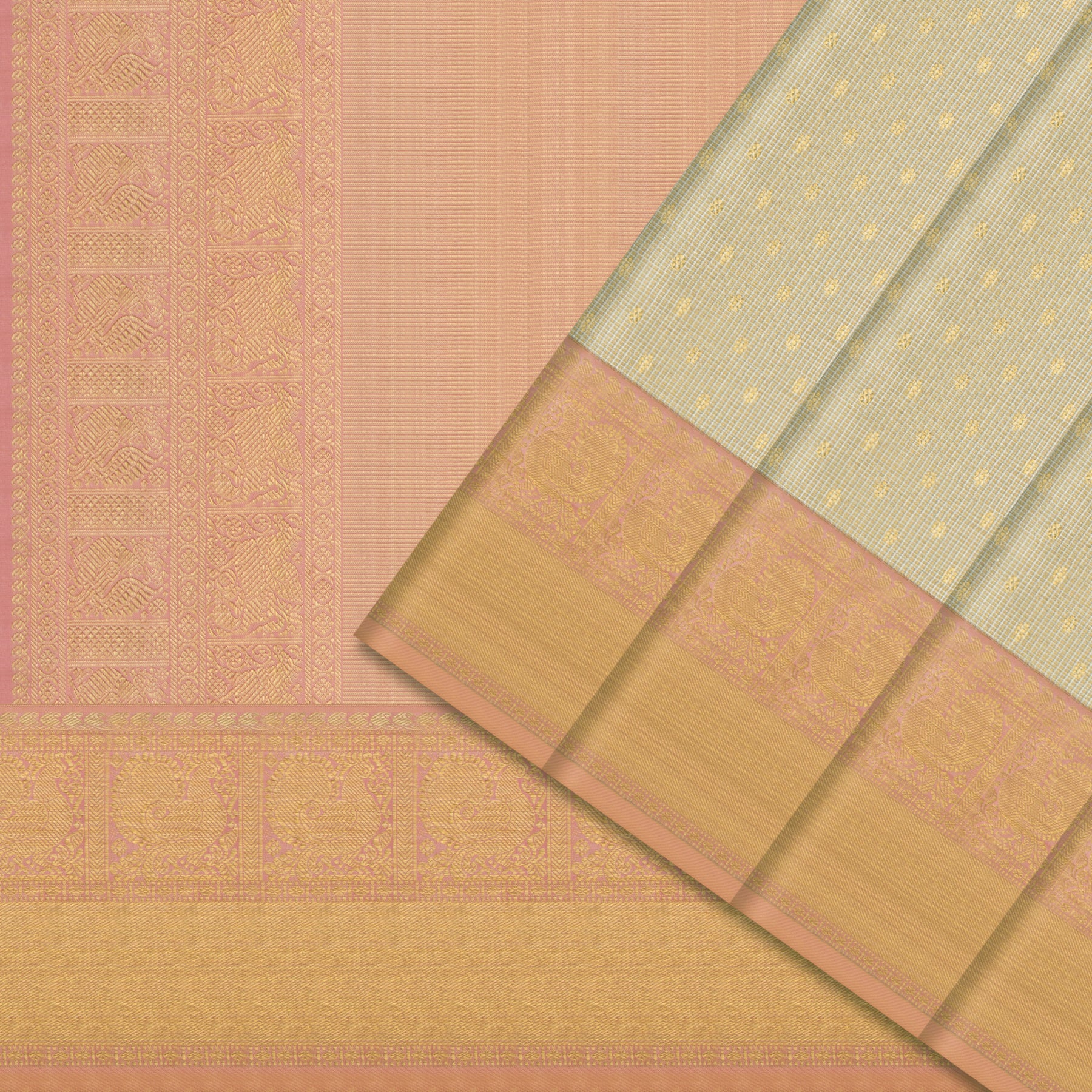 Kanakavalli Kanjivaram Silk Sari 24-110-HS001-13183 - Cover View 