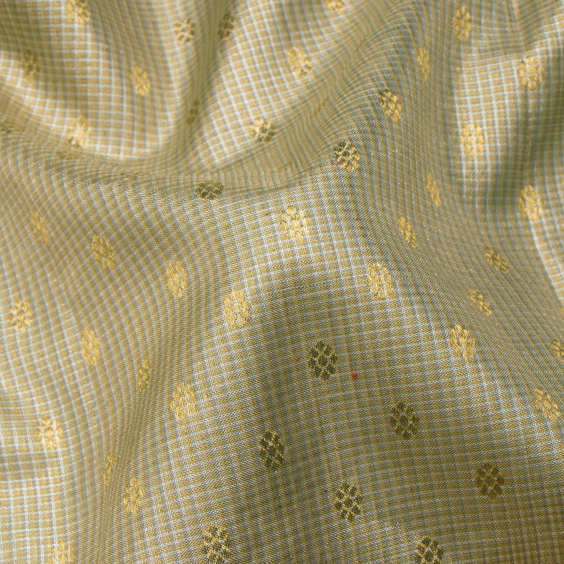 Kanakavalli Kanjivaram Silk Sari 24-110-HS001-13183 - Fabric View 