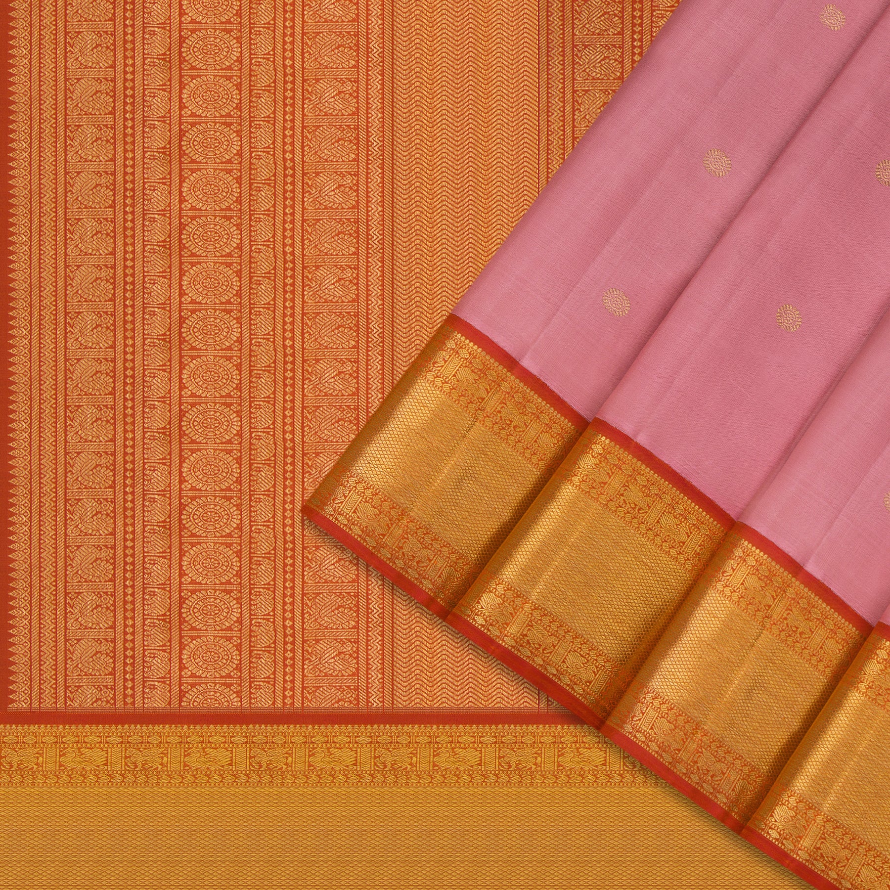 Kanakavalli Kanjivaram Silk Sari 24-110-HS001-13984 - Cover View