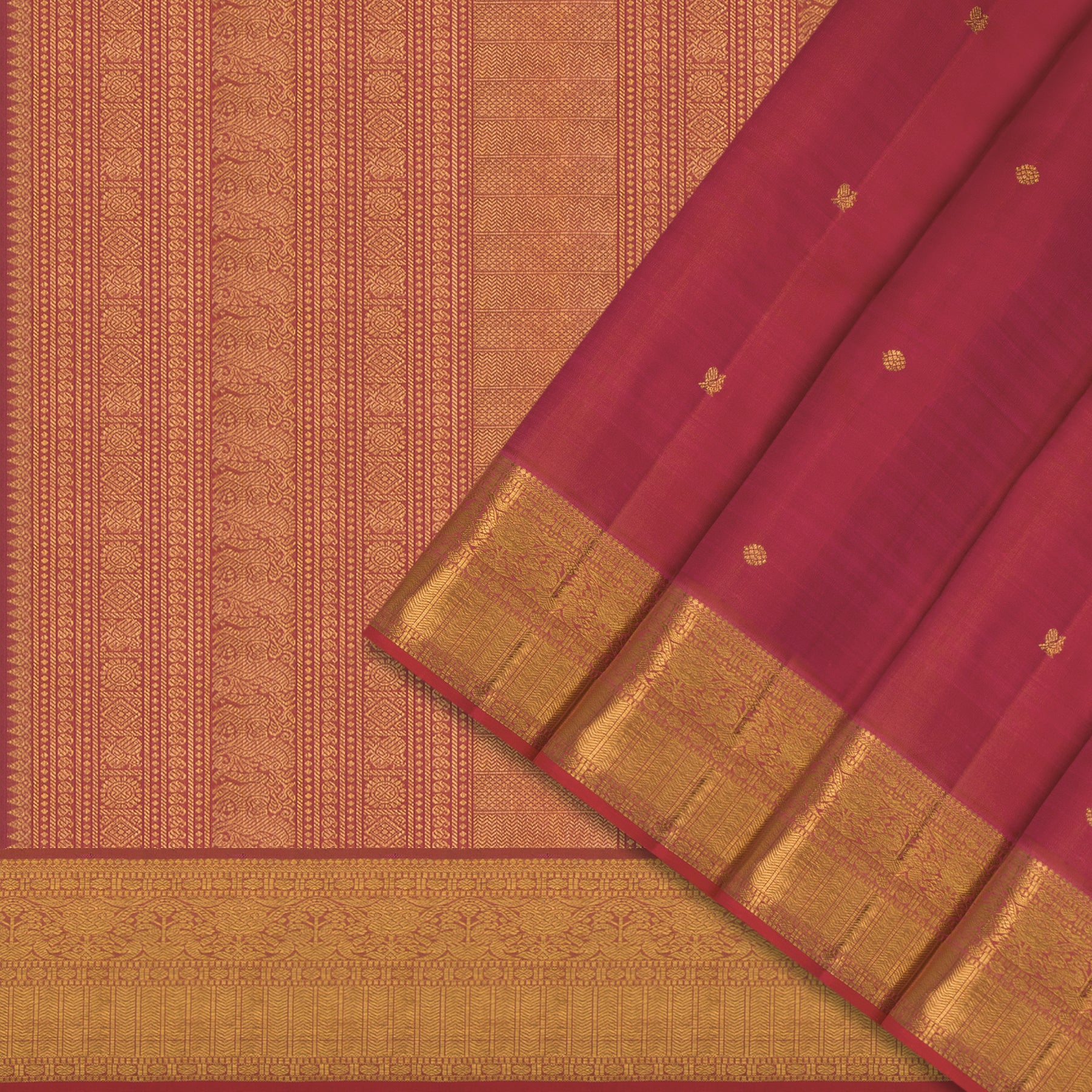 Kanakavalli Kanjivaram Silk Sari 24-110-HS001-14020 - Cover View