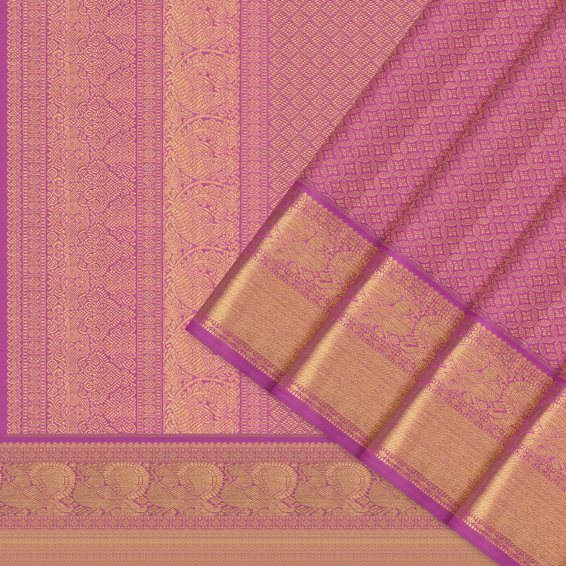 Kanakavalli Kanjivaram Silk Sari 24-110-HS001-14055 - Cover View