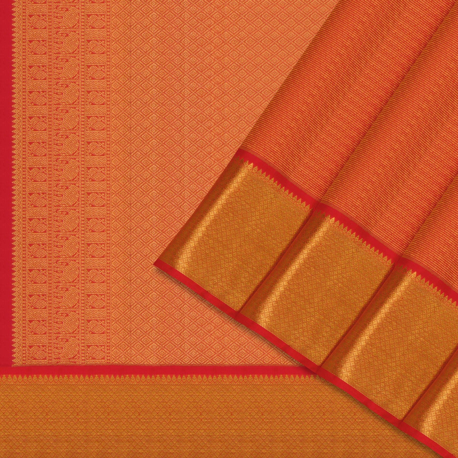 Kanakavalli Kanjivaram Silk Sari 24-110-HS001-14063 - Cover View