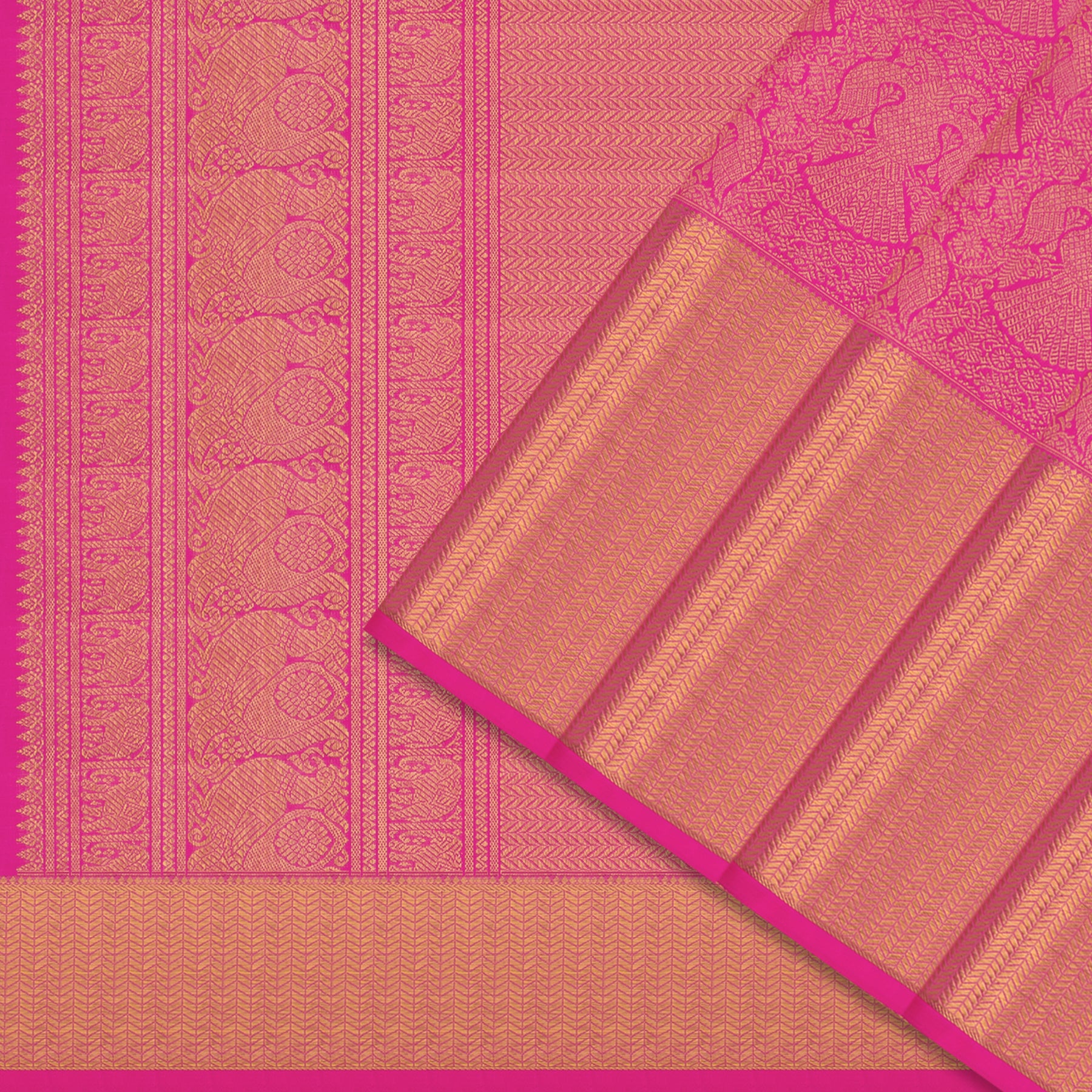 Kanakavalli Kanjivaram Silk Sari 24-110-HS001-14064 - Cover View
