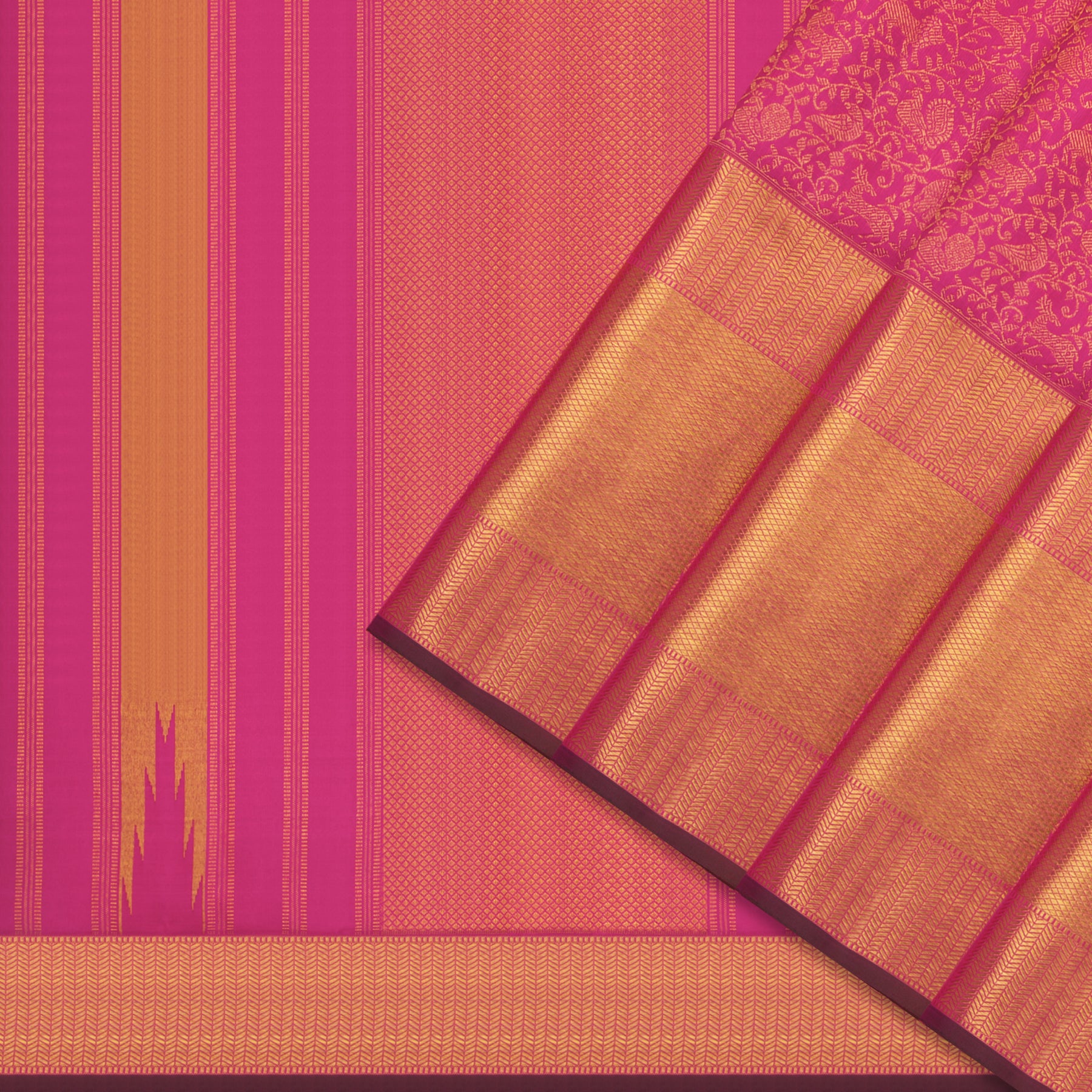 Kanakavalli Kanjivaram Silk Sari 24-110-HS001-14457 - Cover View