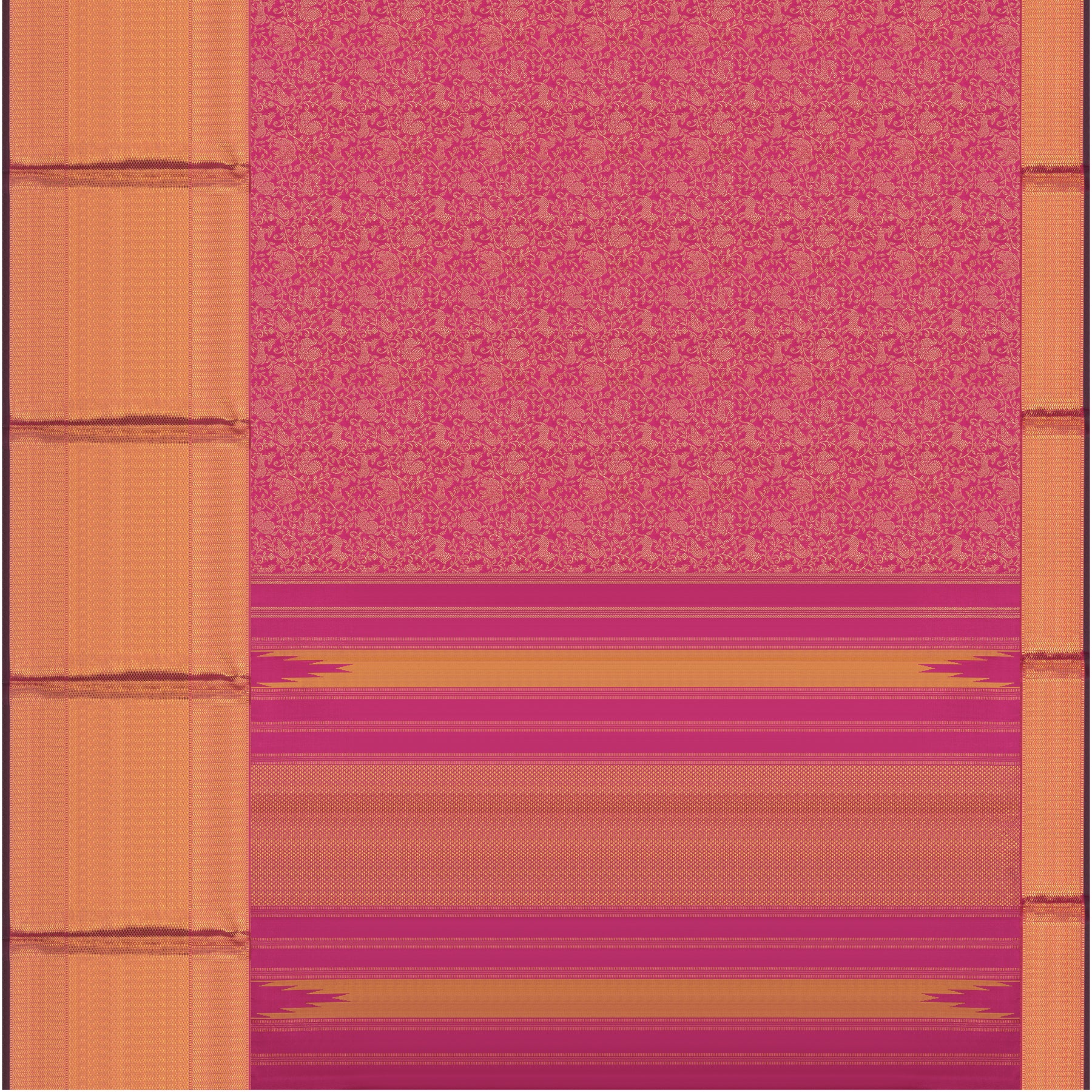 Kanakavalli Kanjivaram Silk Sari 24-110-HS001-14457 - Full View